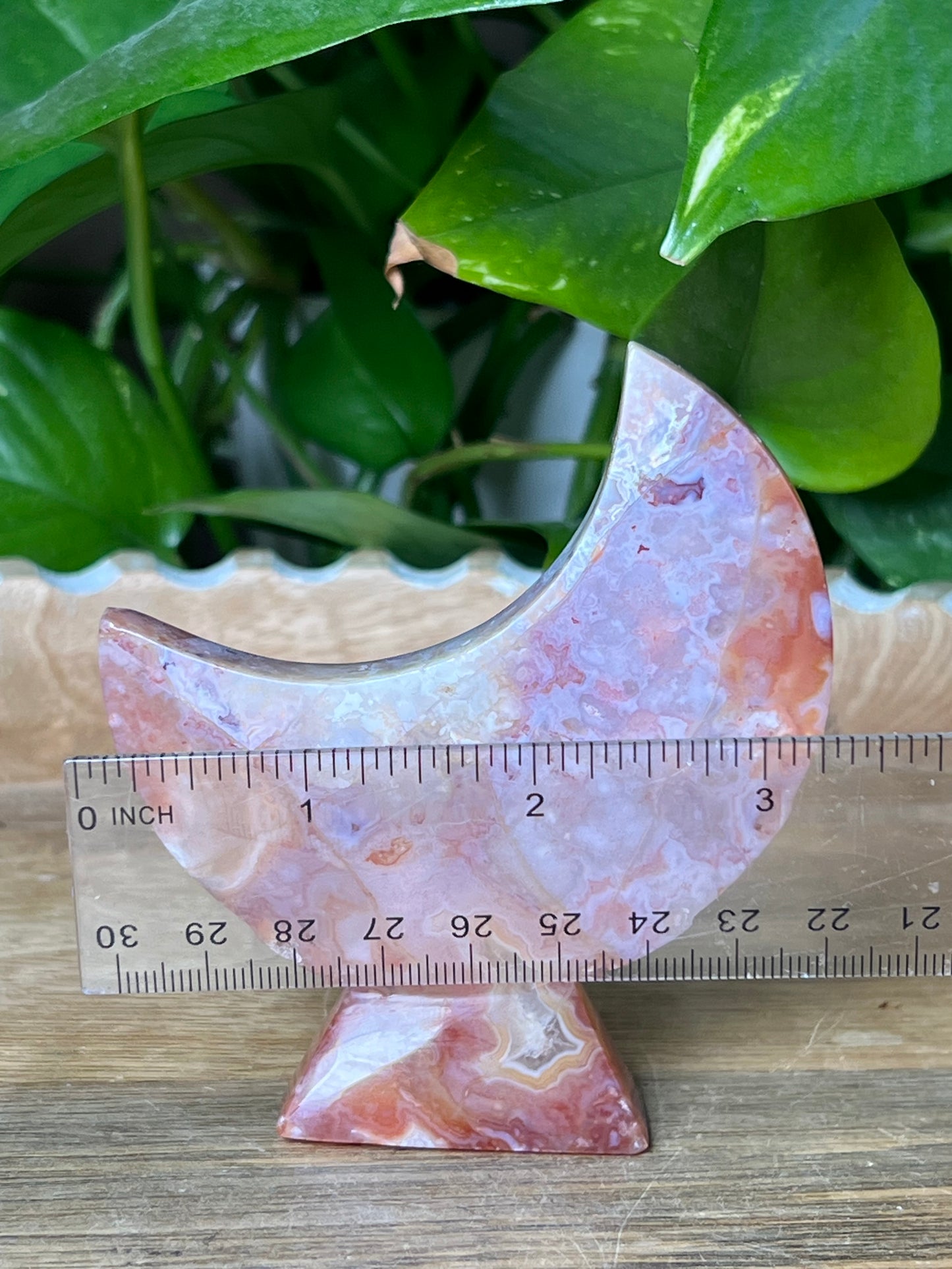 Pink Carnelian Moon