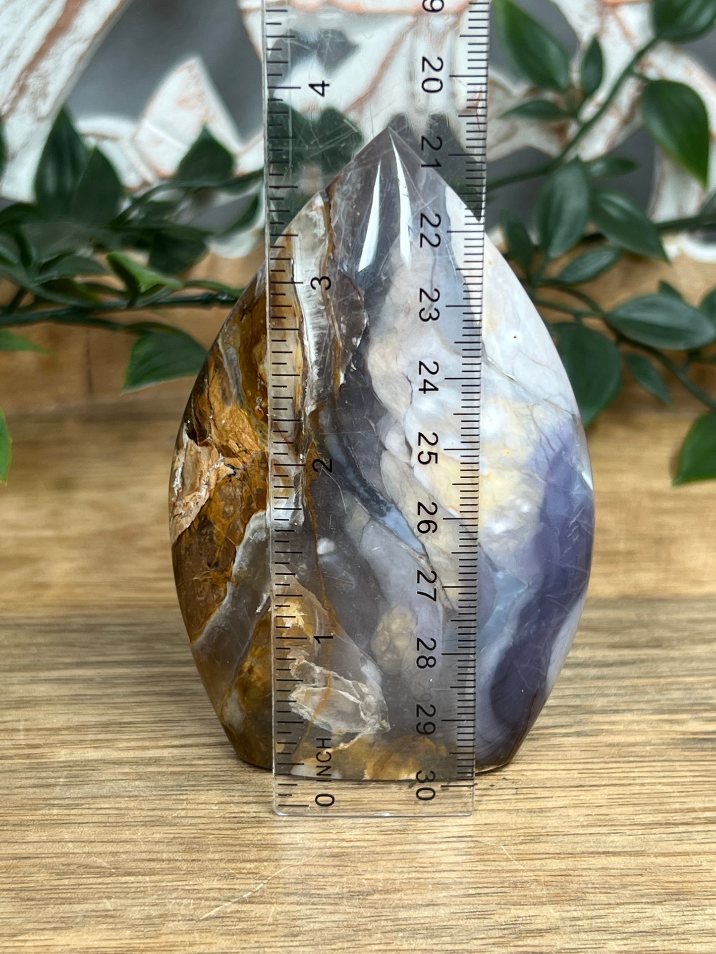 Purple Chalcedony Flame