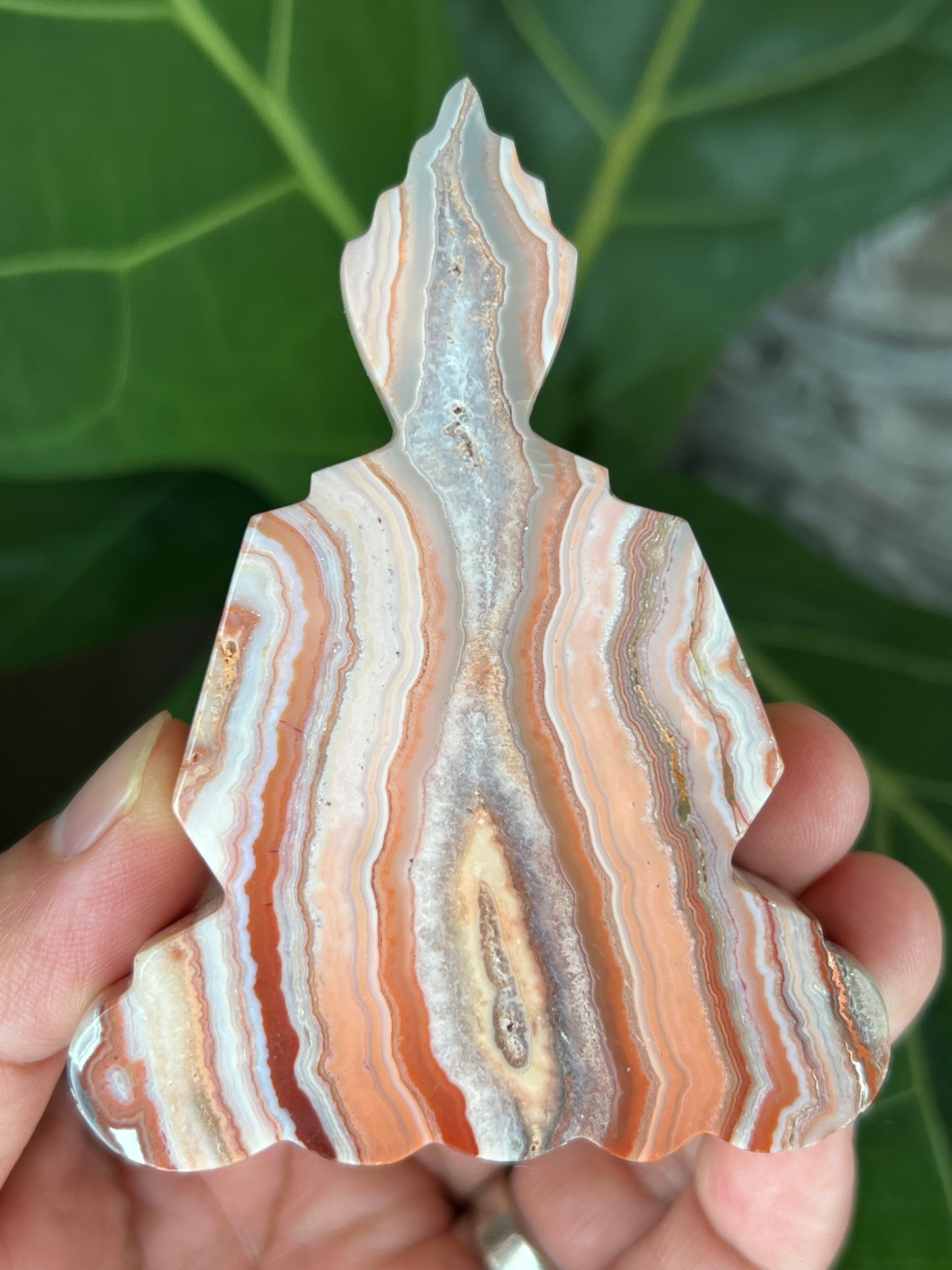 Crazy Lace Agate Buddha