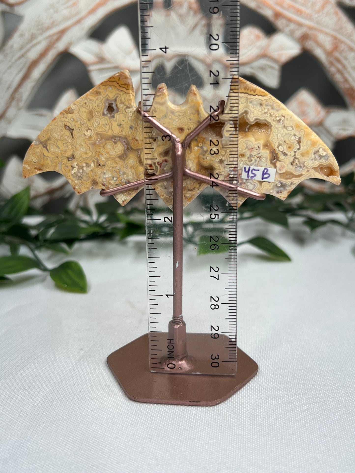 Yellow Crazy Lace Agate Bar