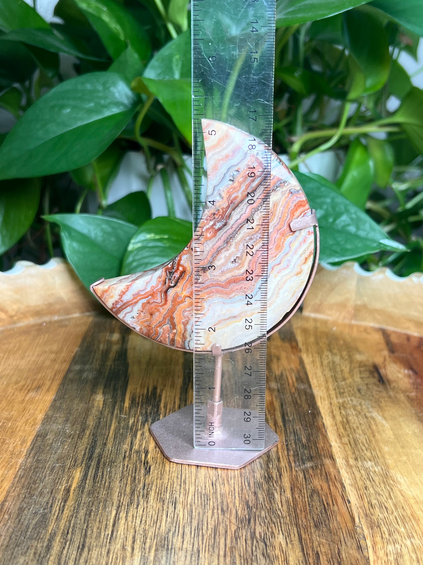 Crazy Lace Agate Moon: K