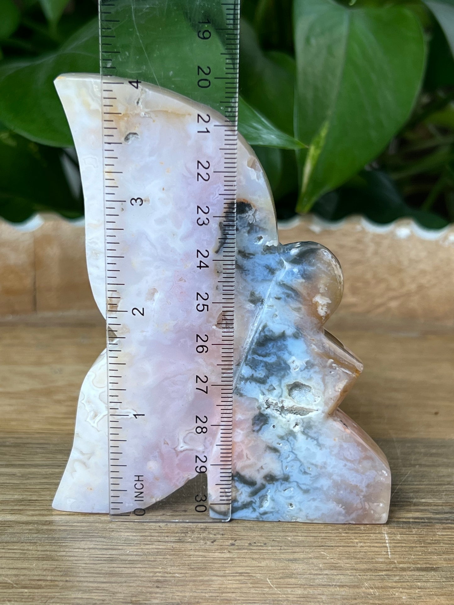 Rainbow Plume Agate Fairy