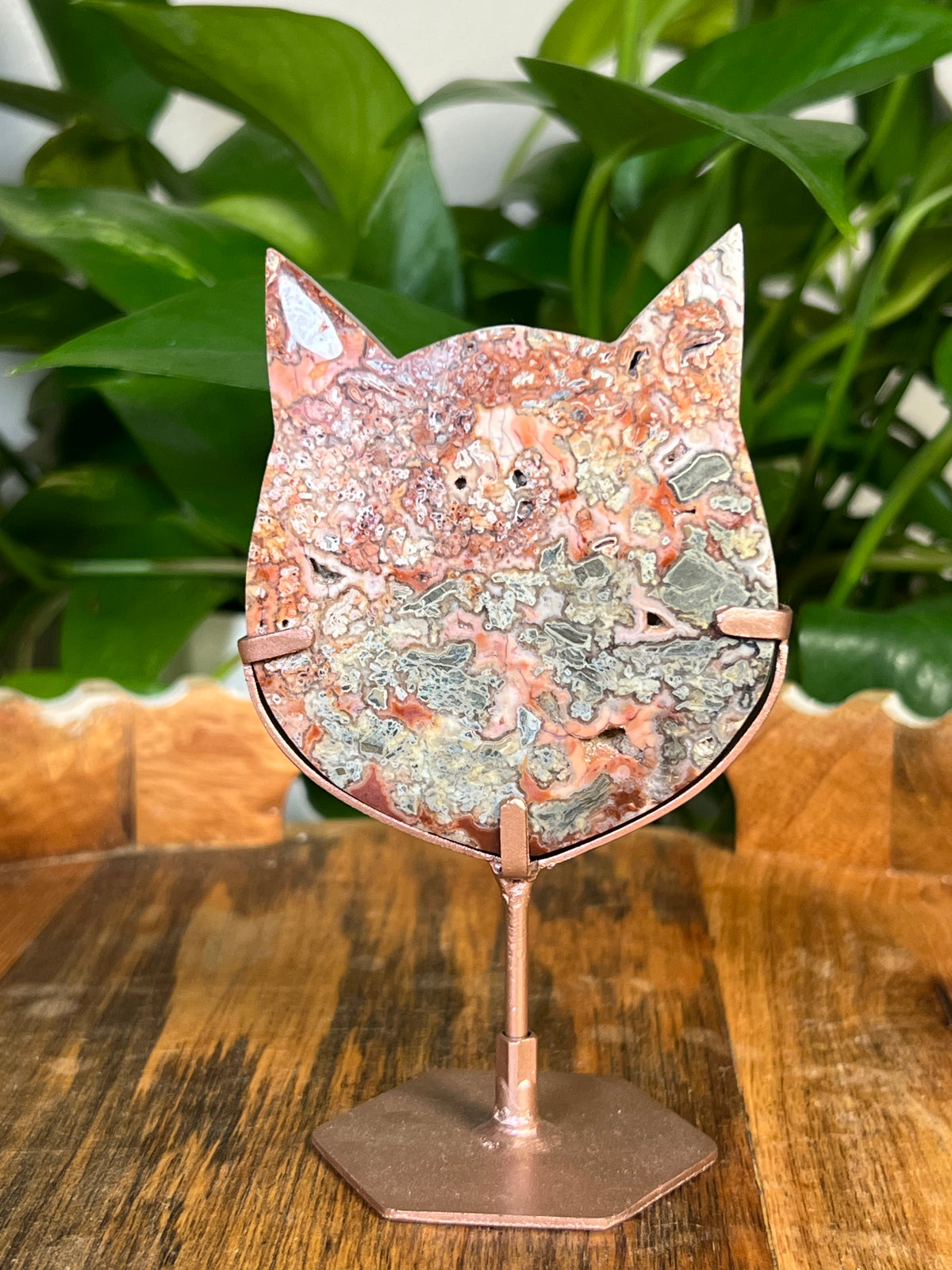 Marcasite Cat Heads