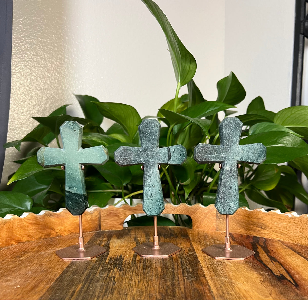 Blue Green Jasper Crosses