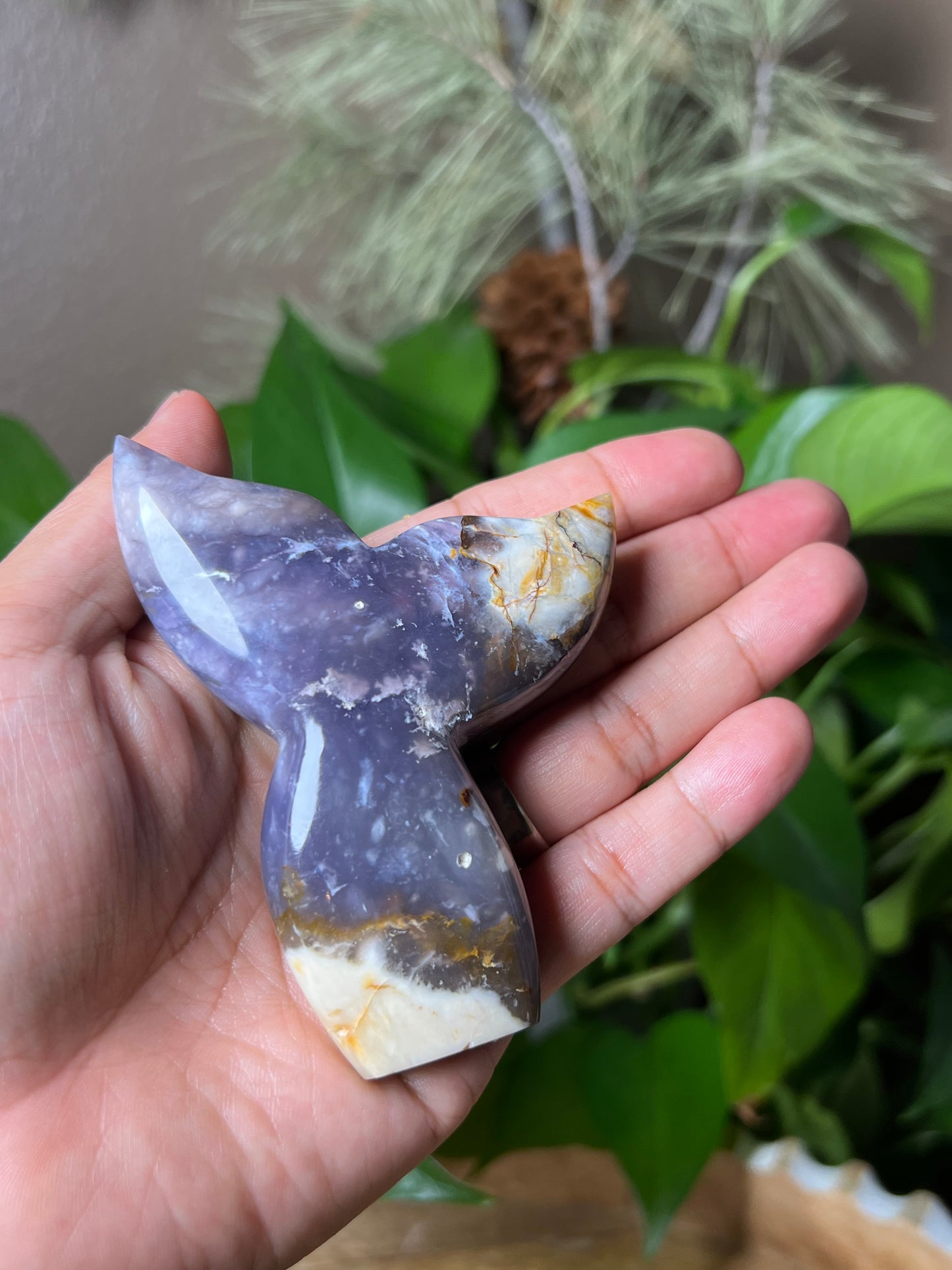 Purple Chalcedony Tail