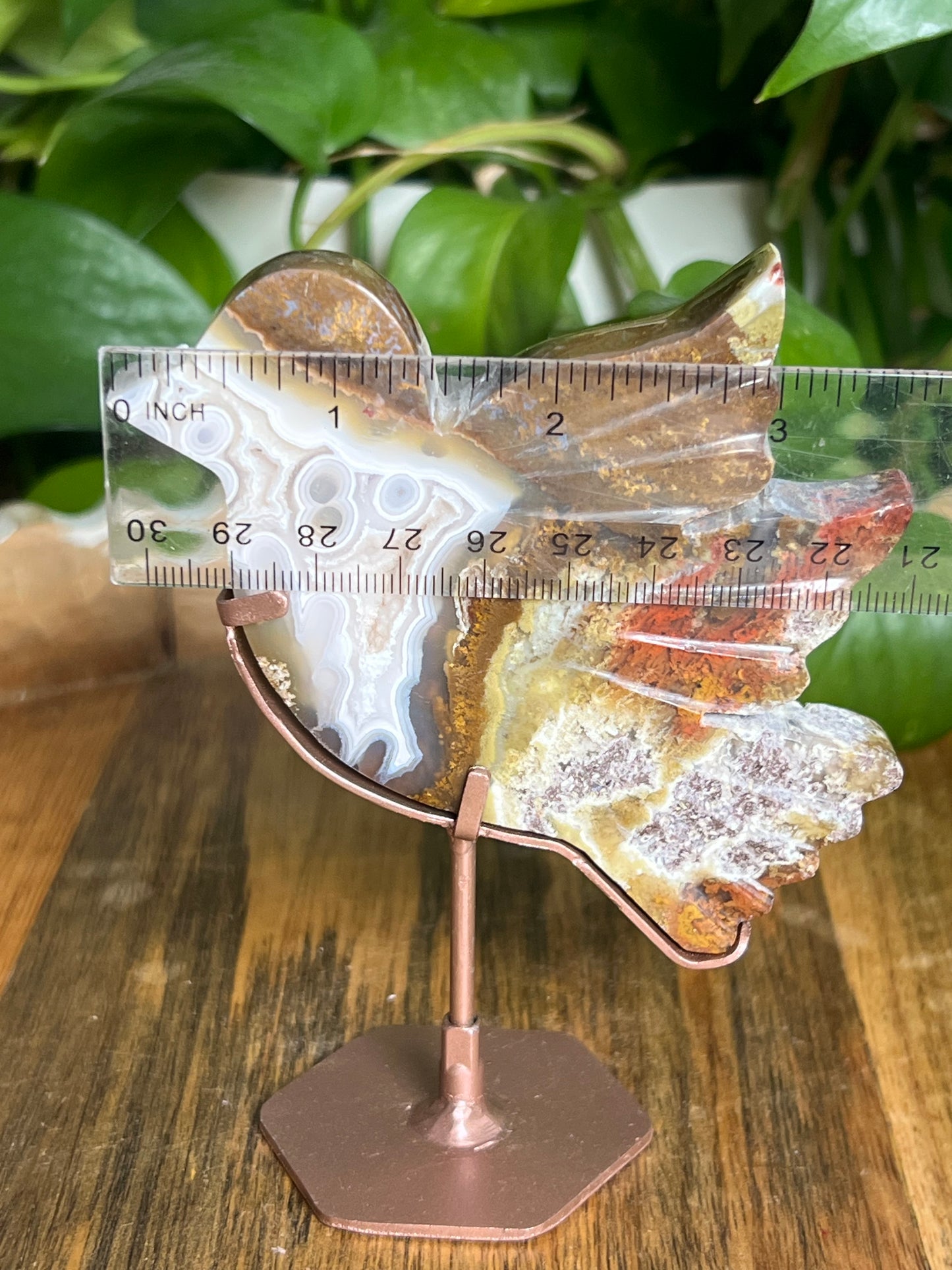 Scenic Moss Agate Bird