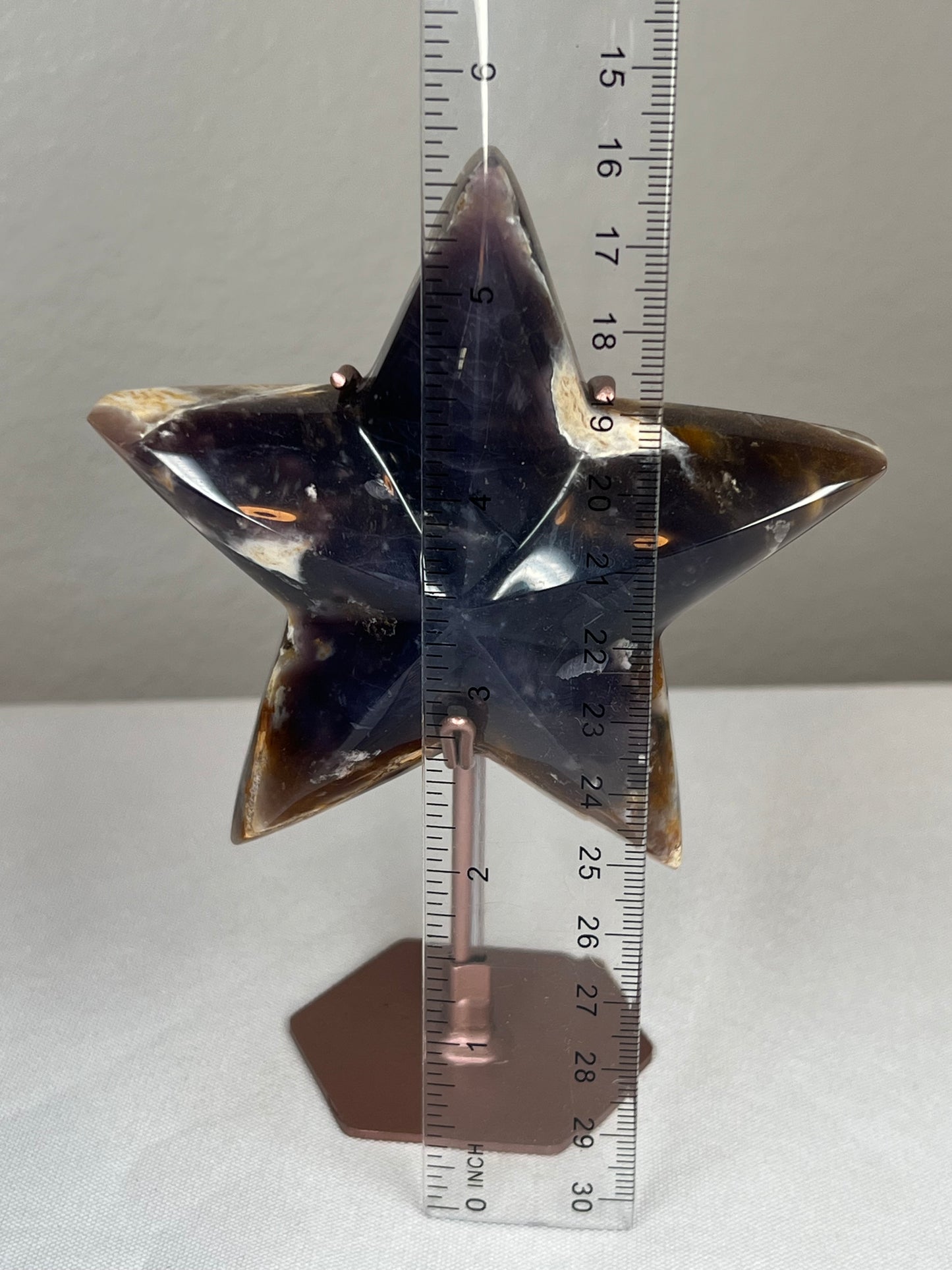 Purple Chalcedony Star