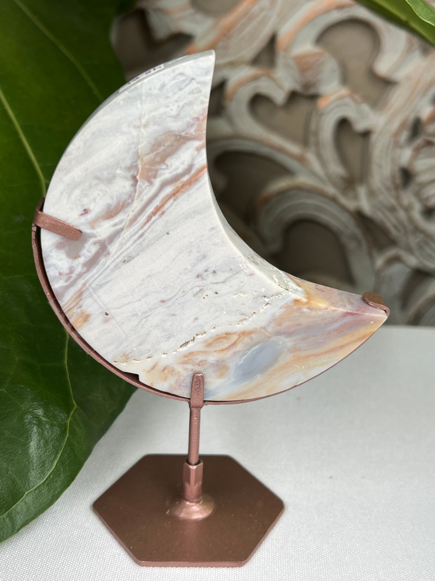 Milky Jasper Moon