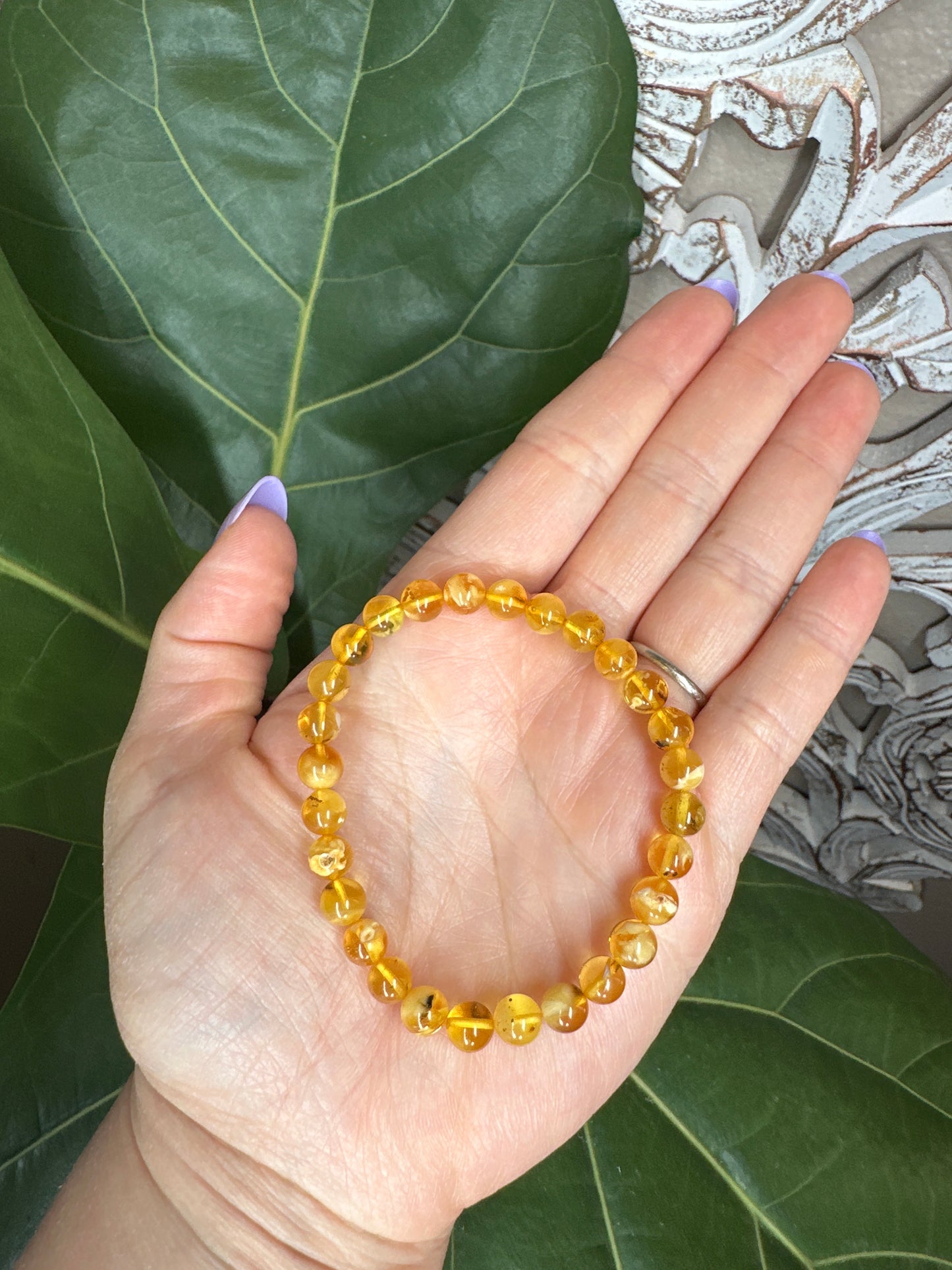 Baltic Amber Beaded Bracelet