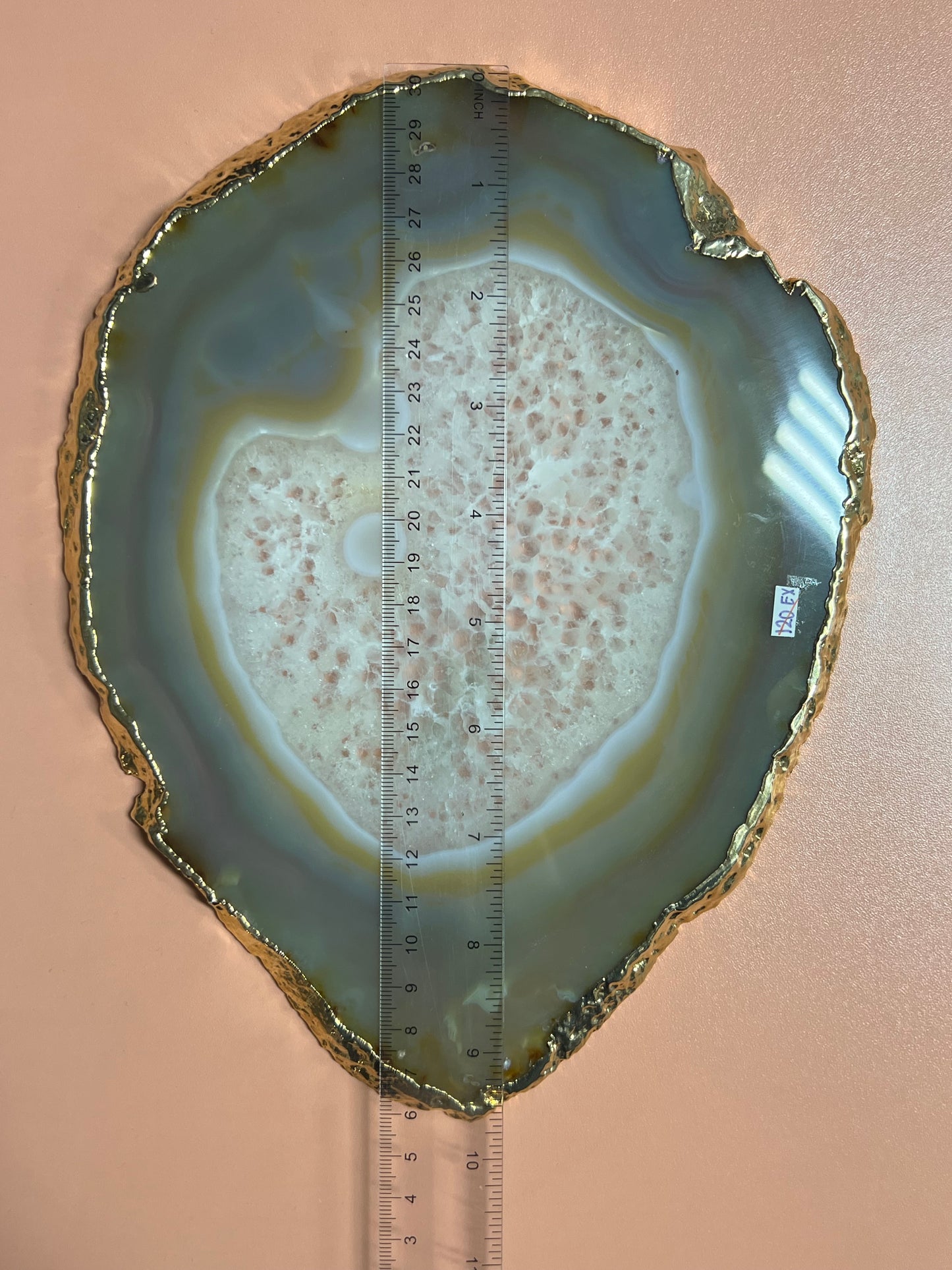 Brazilian Coaster Gold Platted