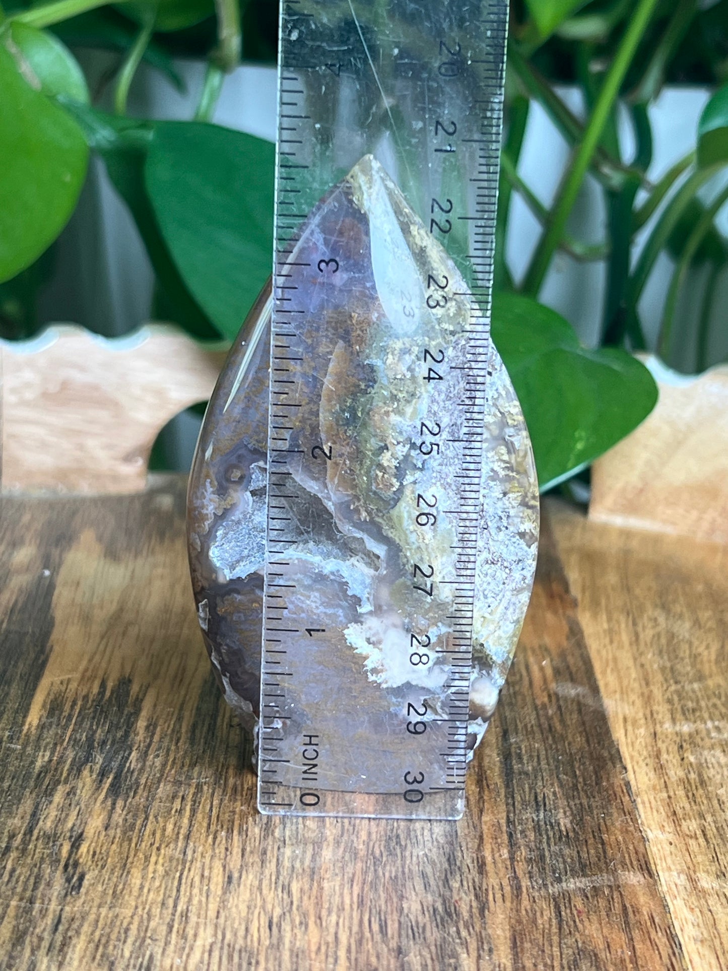 Scenic Moss Agate Flame: XC