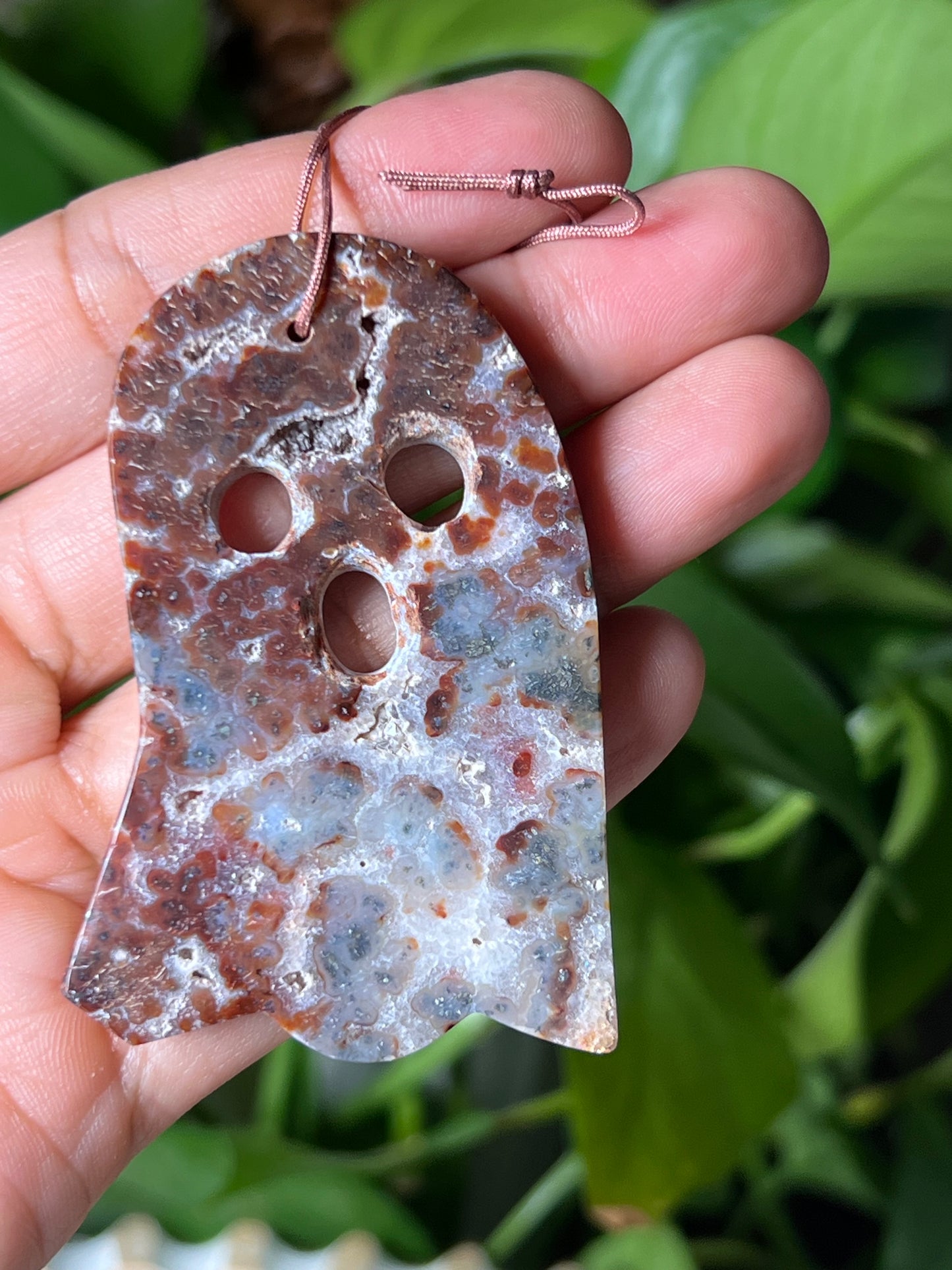 Marcasite Ghost Ornament