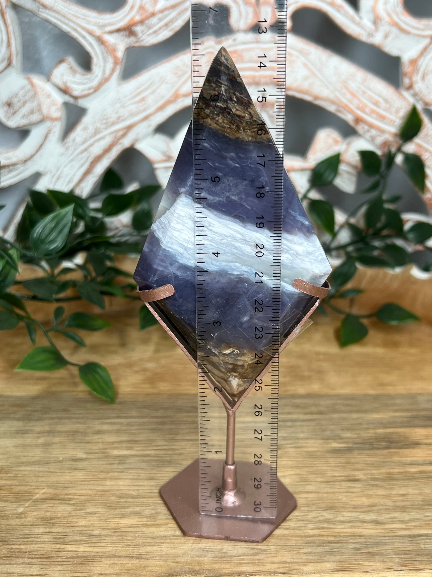 Purple Chalcedony Diamond