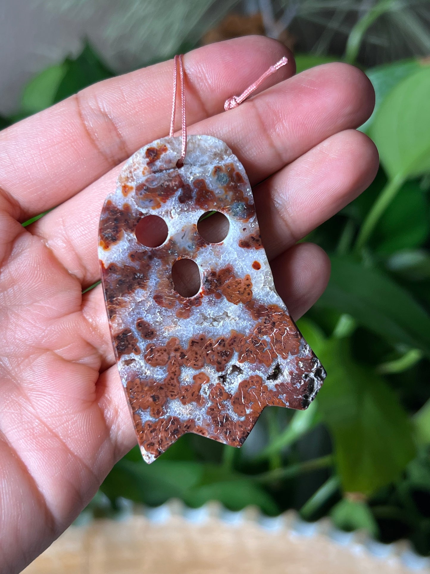 Marcasite Ghost Ornament