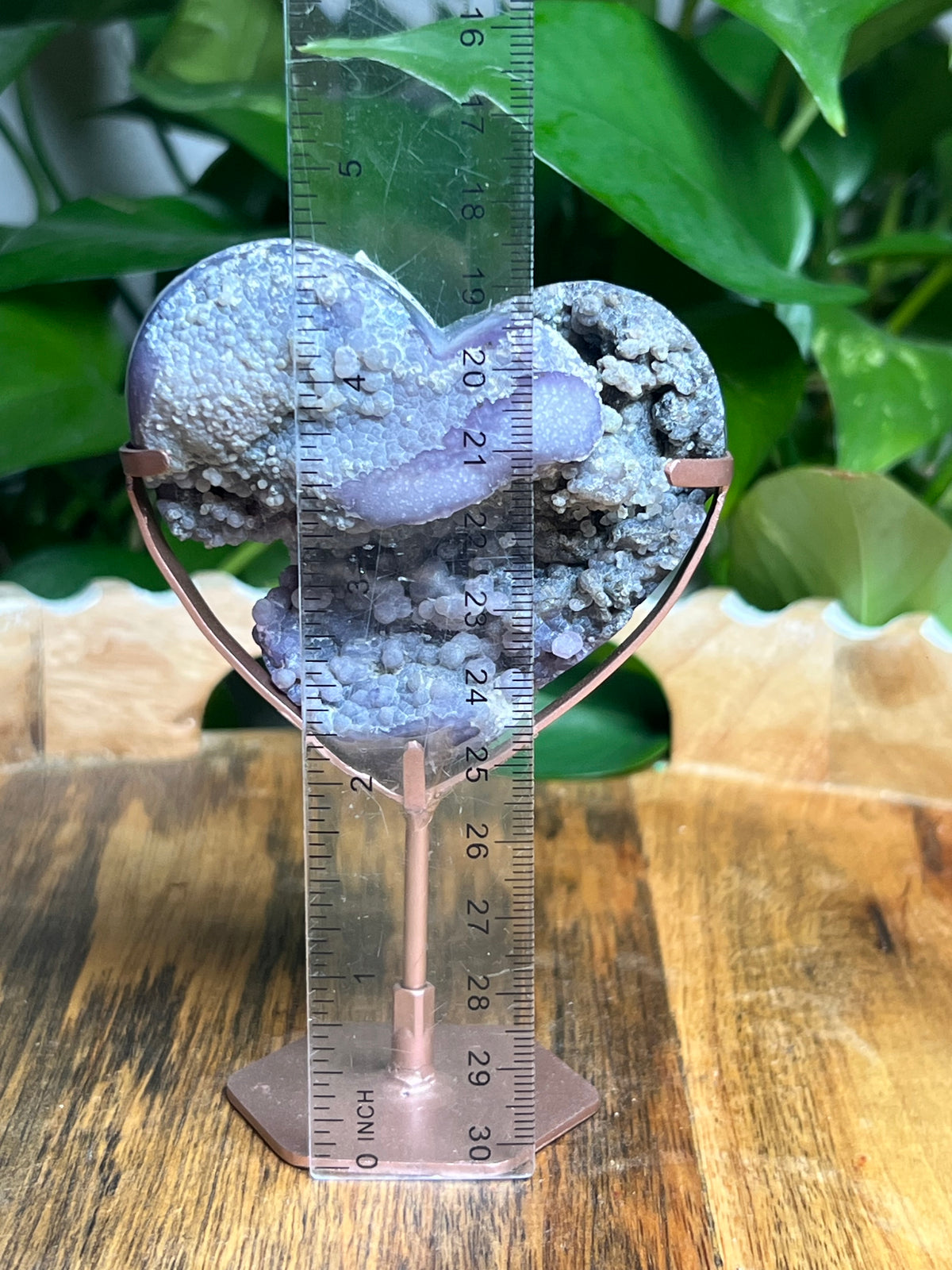 Grape Agate Heart: KK