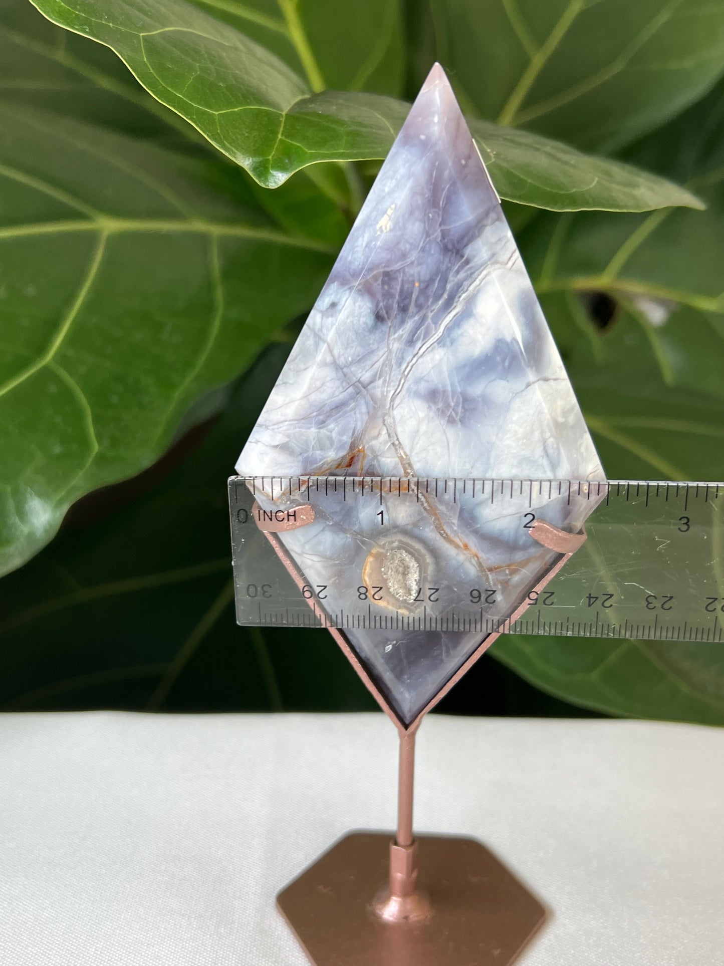 Purple Chalcedony Diamond