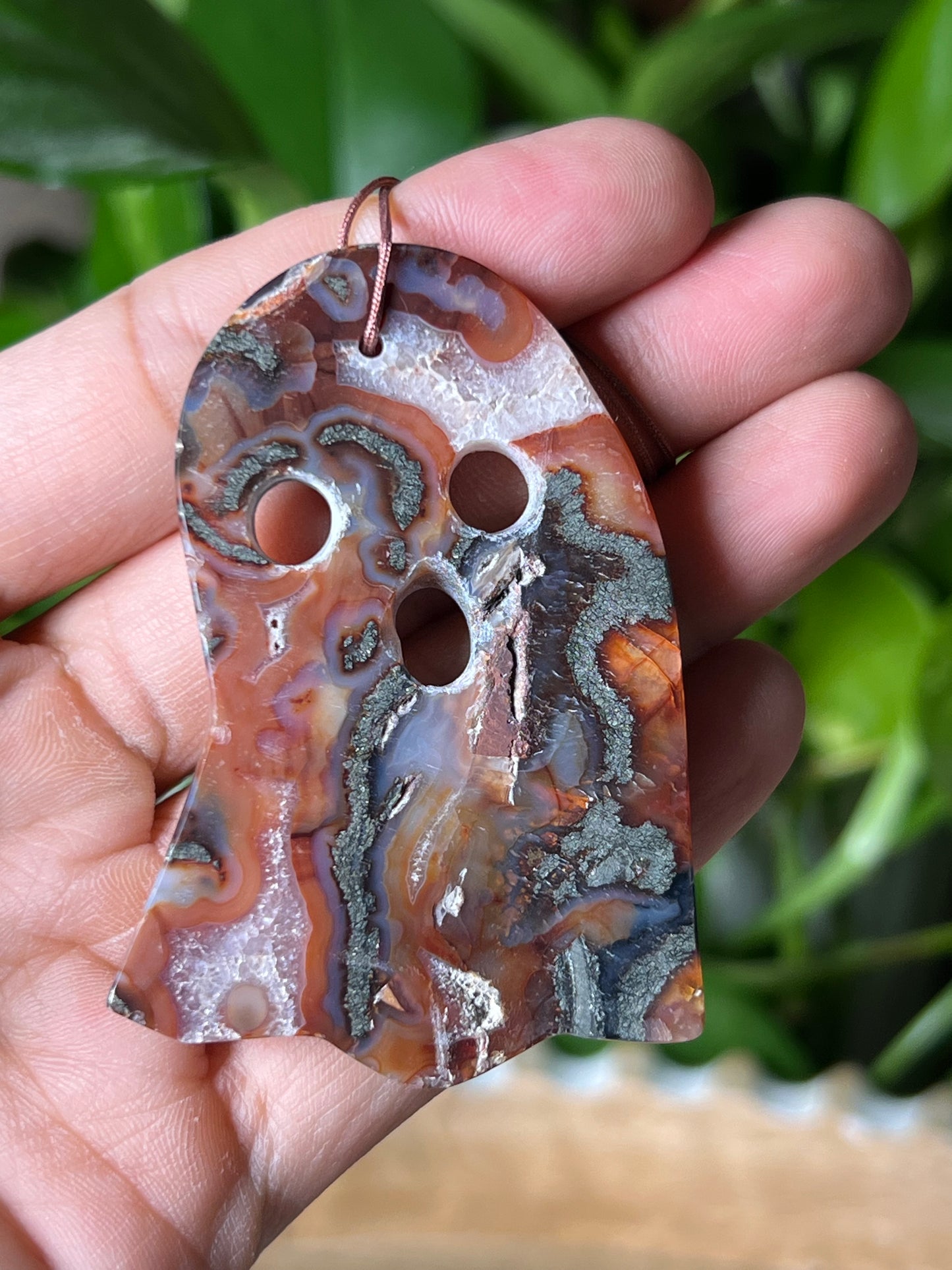 Marcasite Ghost Ornament