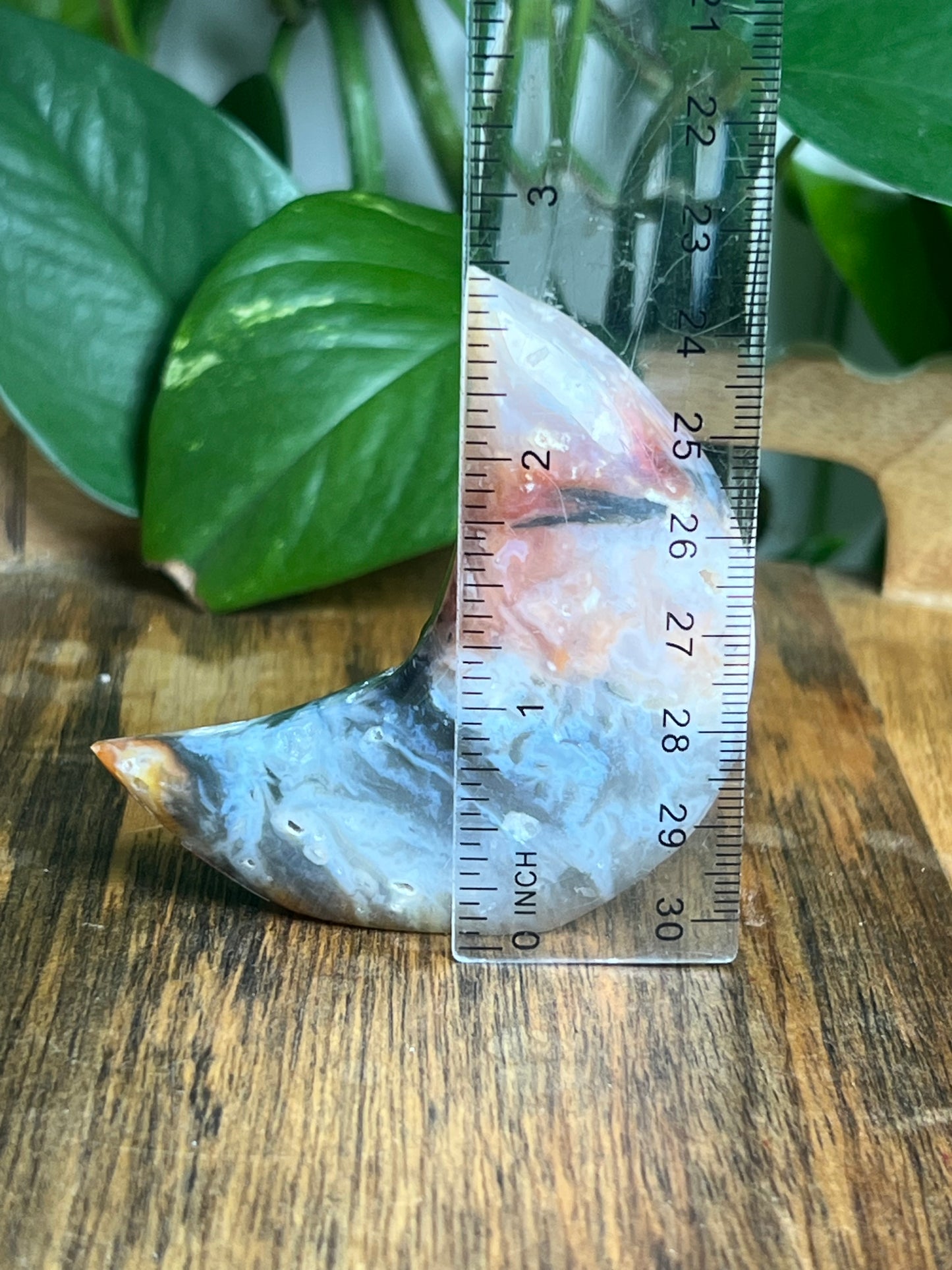 Rainbow Plume Agate Self-Standing: F