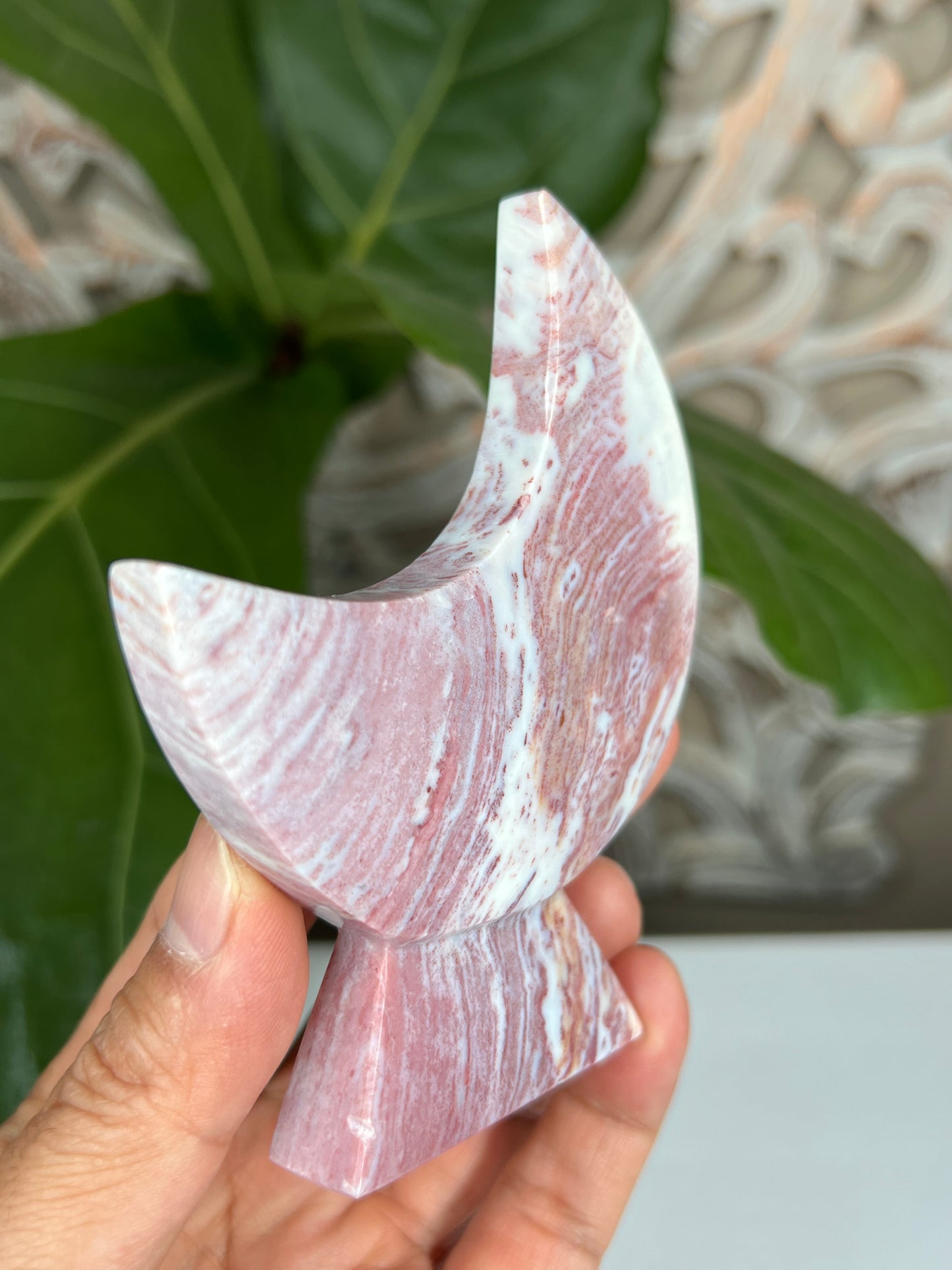 Milky Jasper Moon