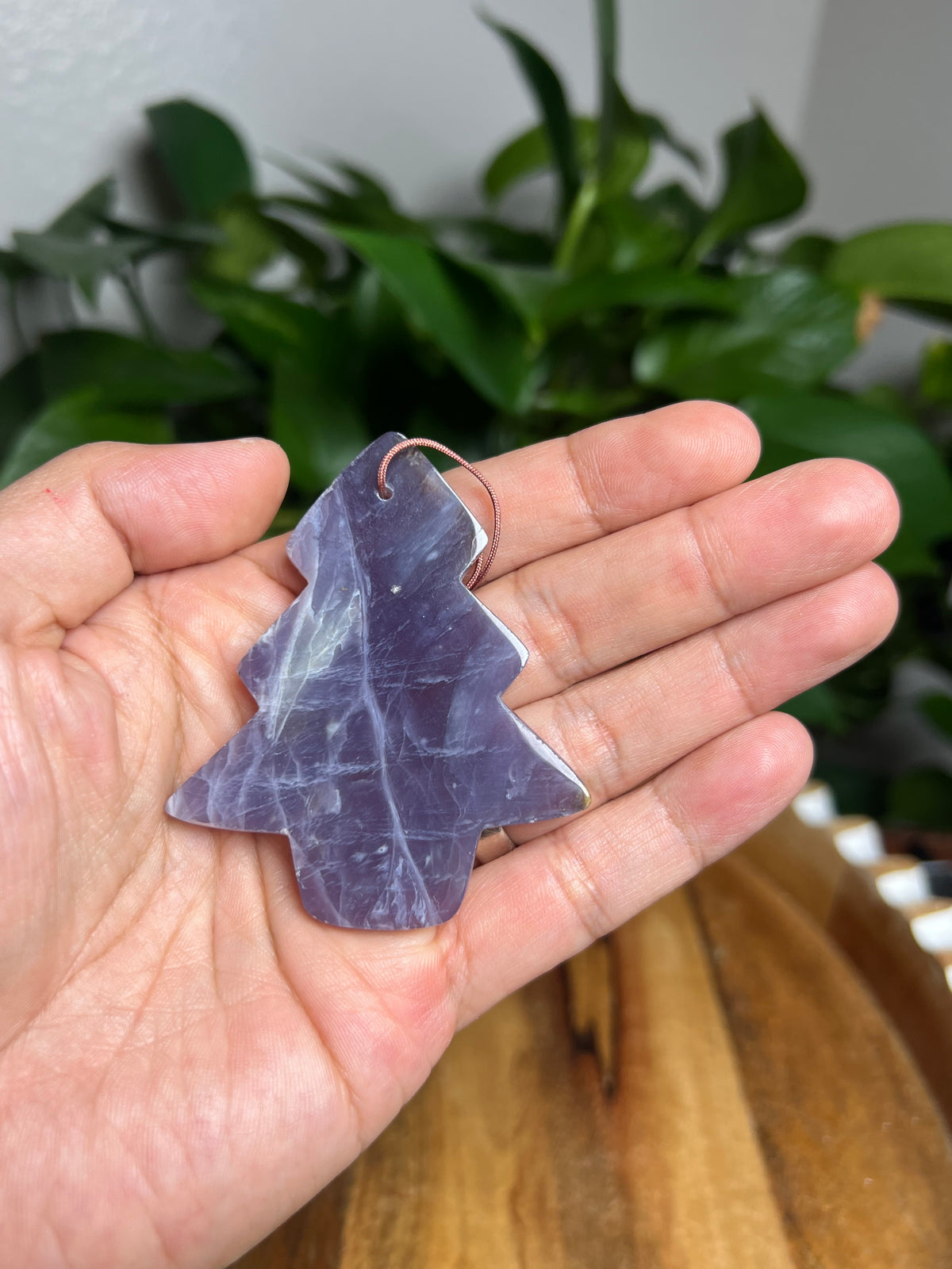 Purple Chalcedony Ornament Tree: CF