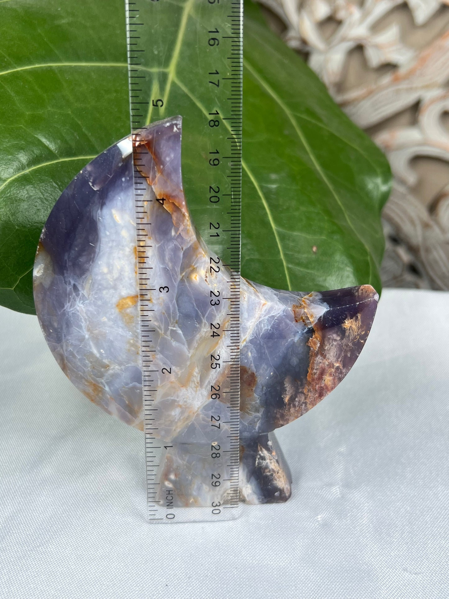 Purple Chalcedony moon