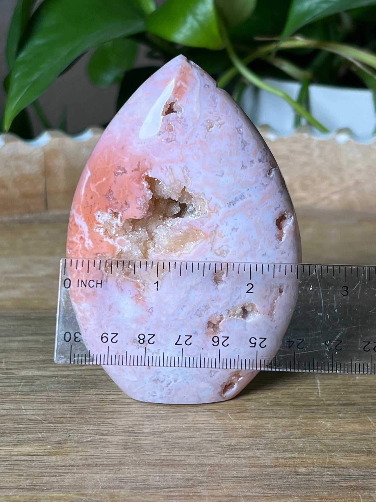 Pink Carnelian Flame