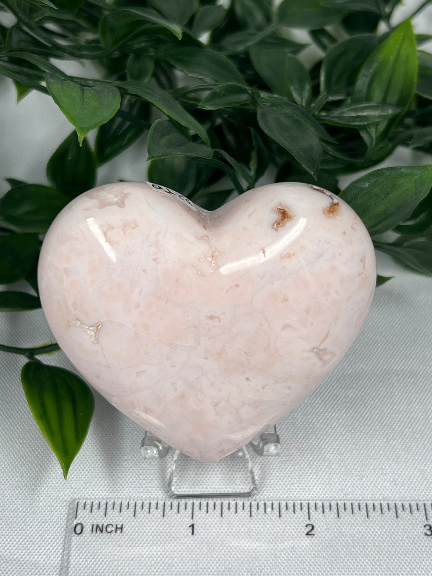Pink Carnelian Heart