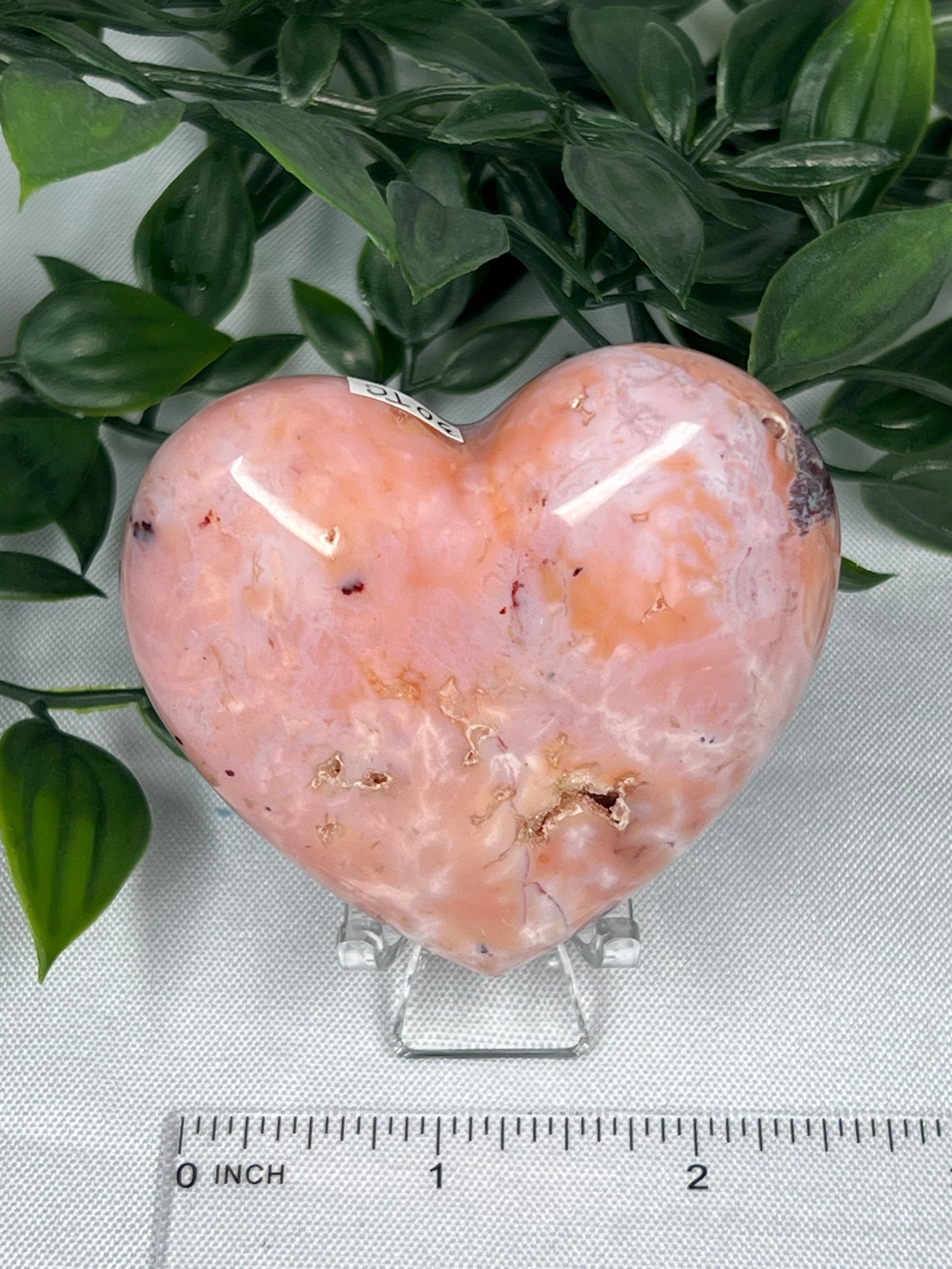 Pink Carnelian Heart
