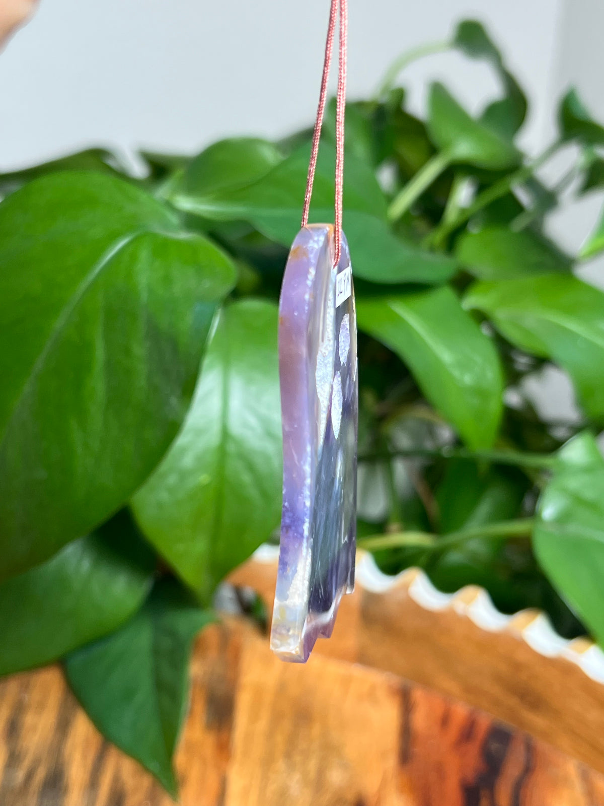 Purple Chalcedony Ghost Ornaments