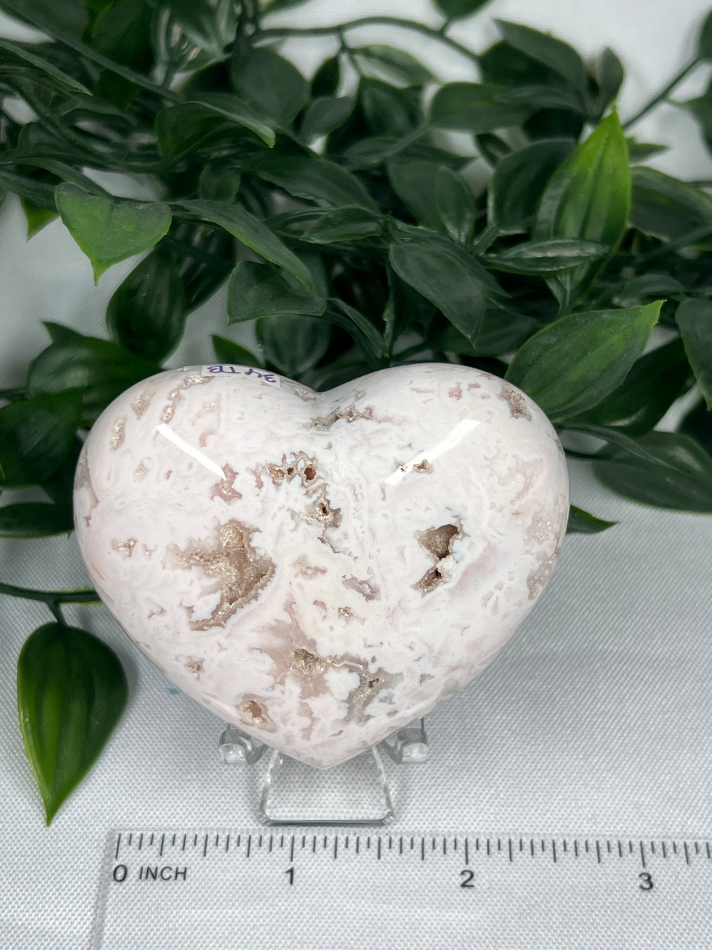 Pink Carnelian Heart