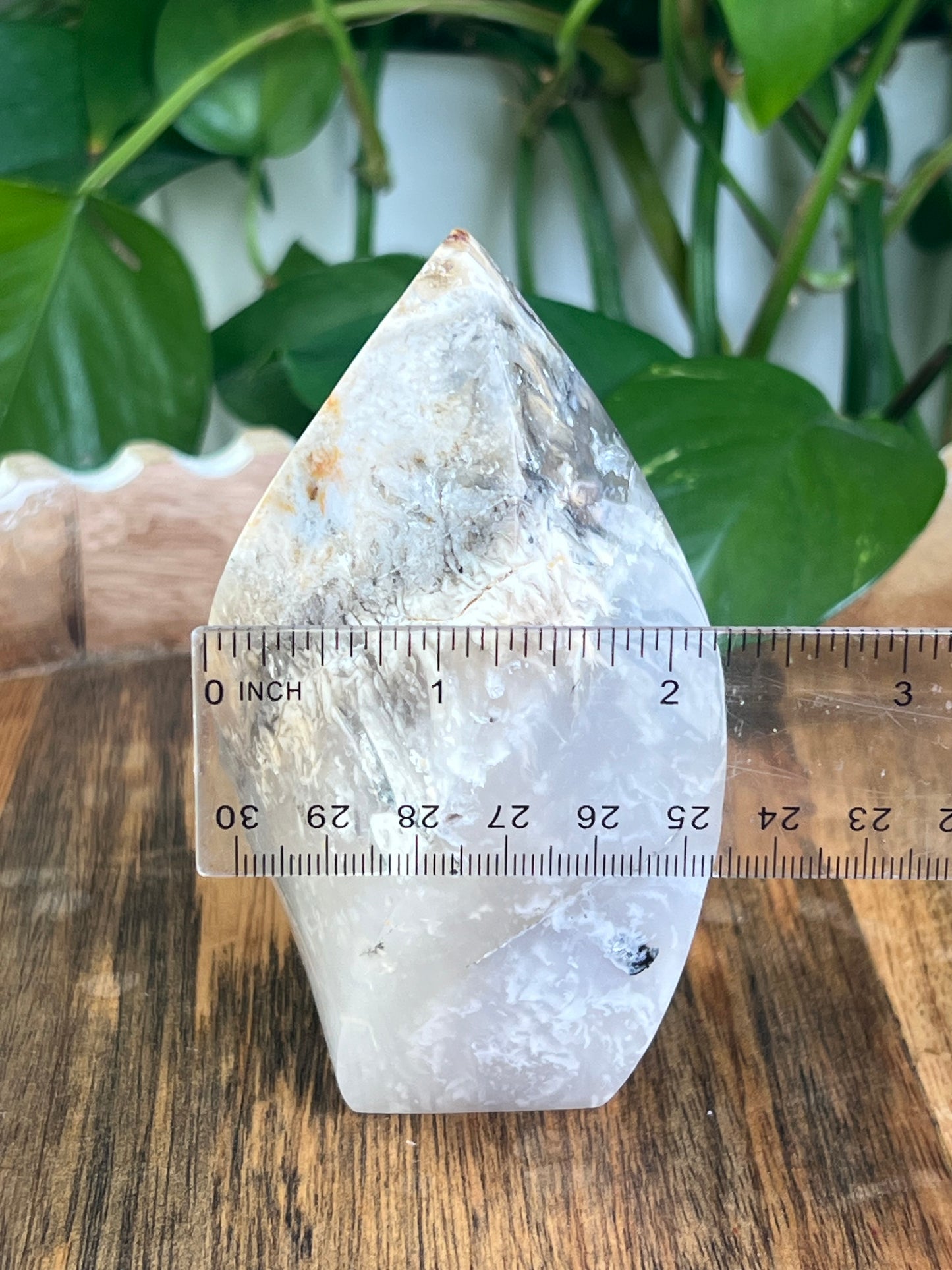 Dendritic Tiger Agate Flame: BA