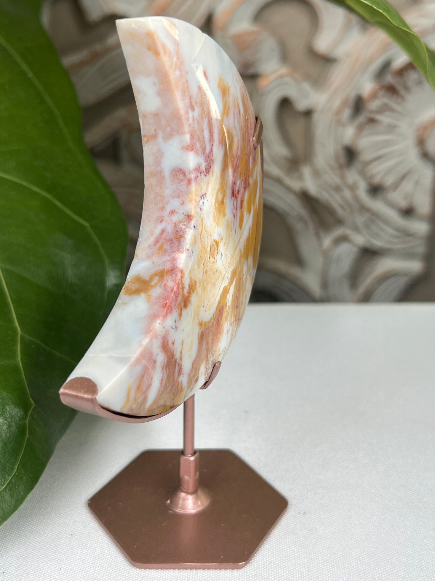 Milky Jasper Moon