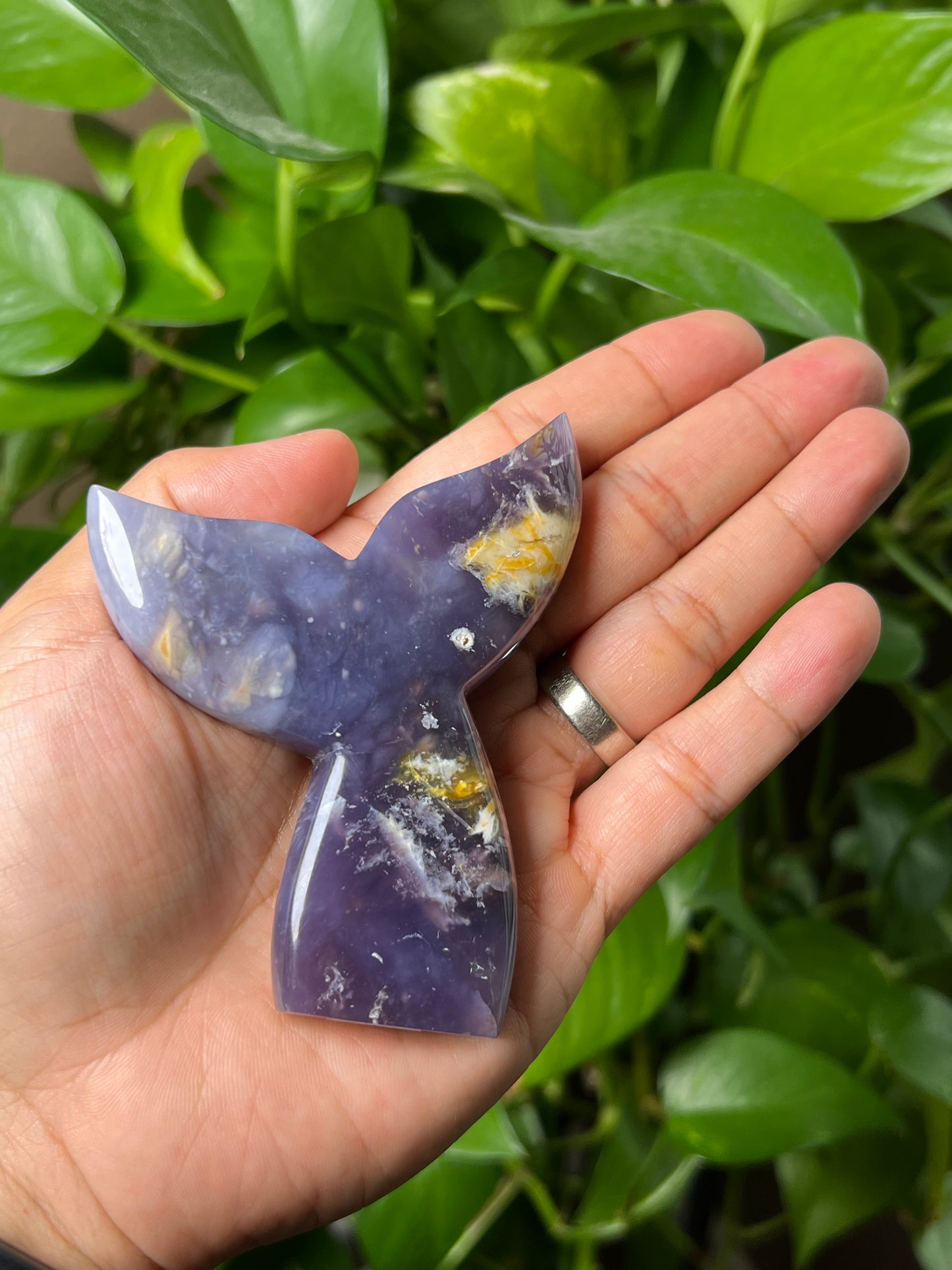 Purple Chalcedony Tail