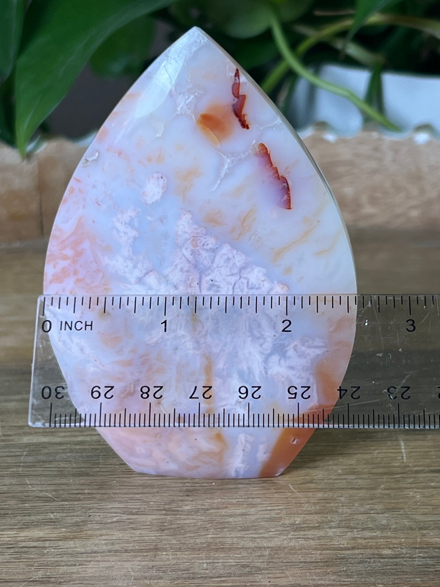 Pink Carnelian Flame