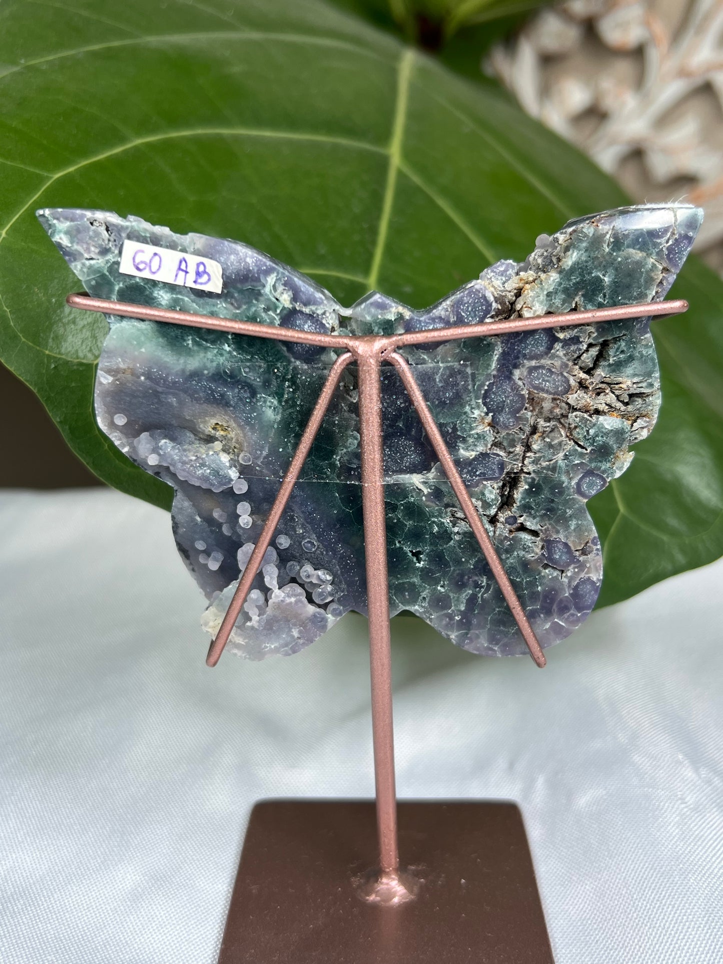 Grape Agate Butterfly