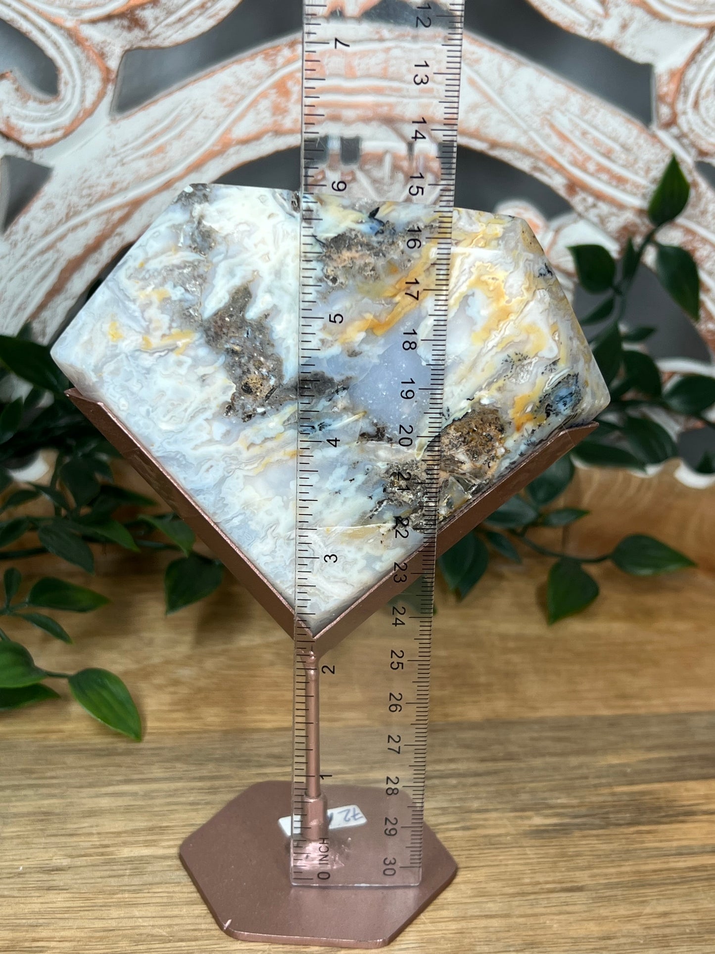 Dendritic Tiger Agate Diamond