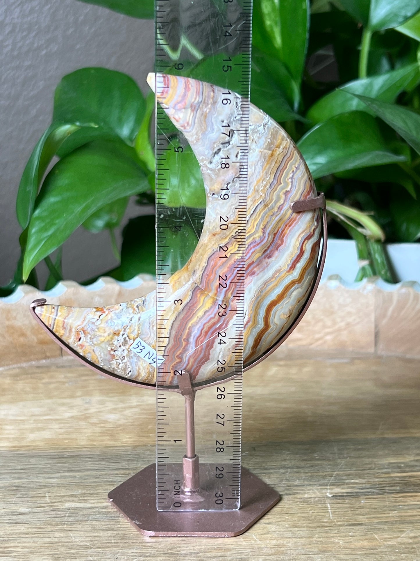 Crazy Lace Agate Moon