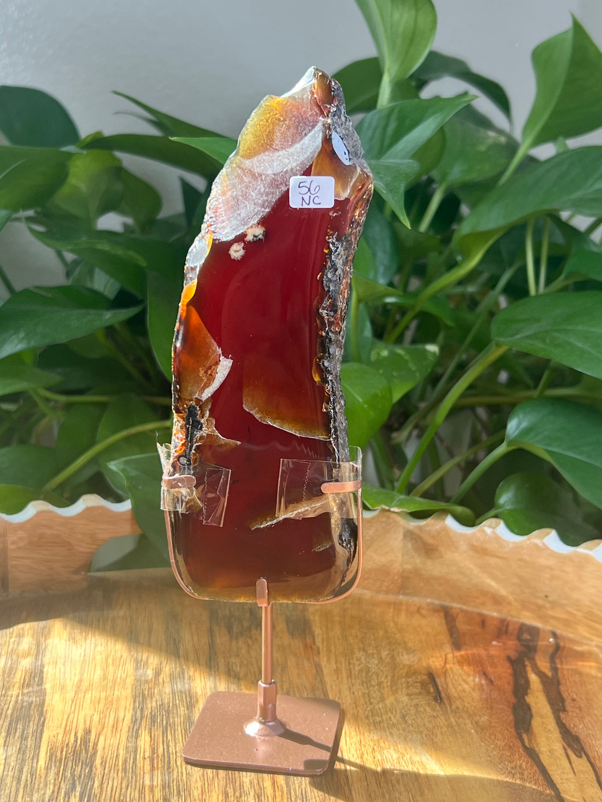 Blue Amber Slab: NC
