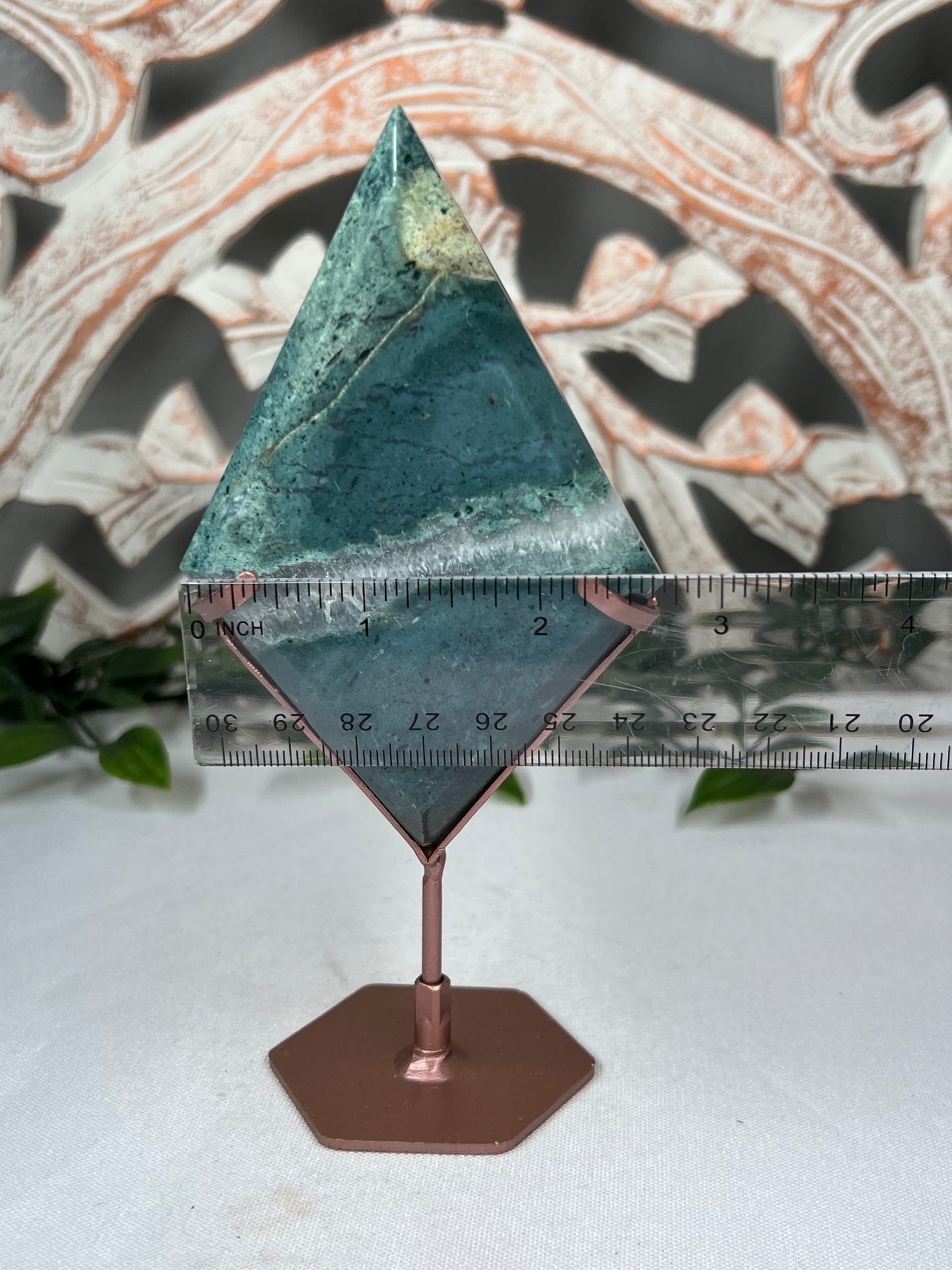 Blue Green Jasper Diamond