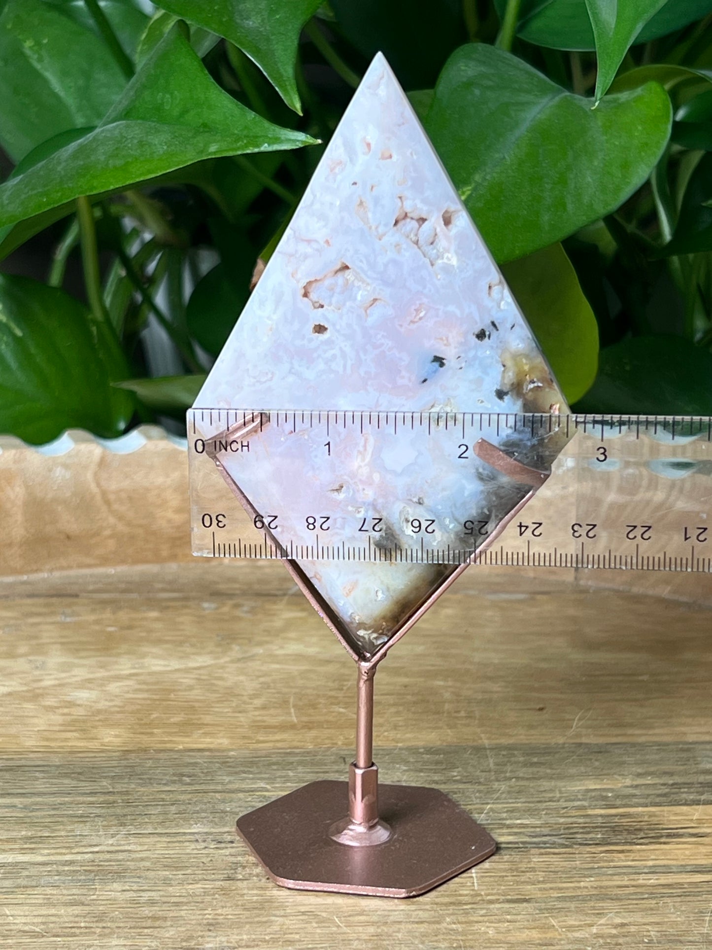 Rainbow Plume Agate Diamond