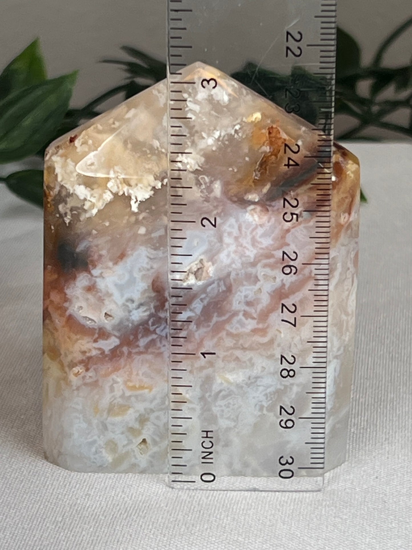 Rainbow Plume Agate Cupcake