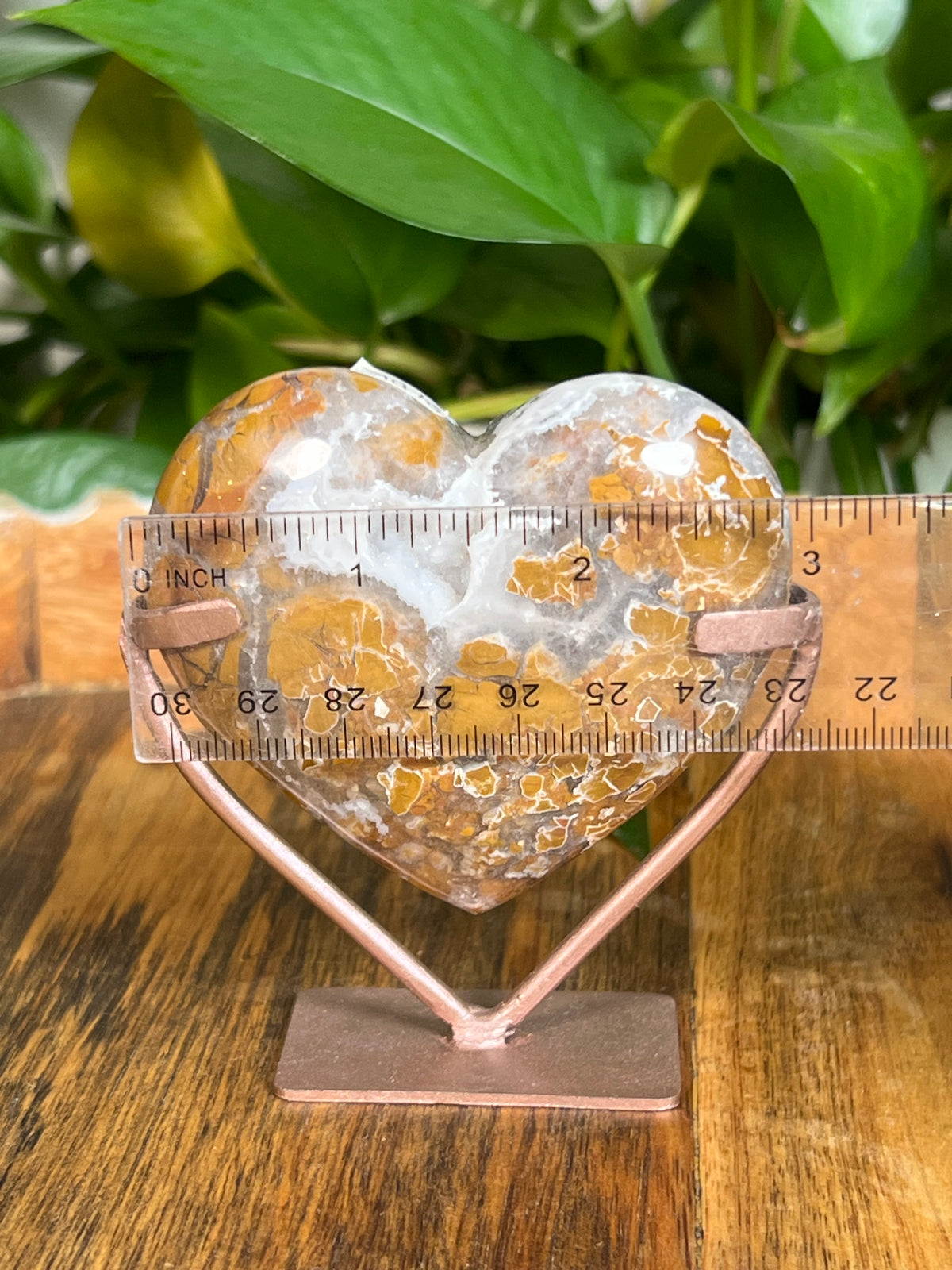 Brecciated Jasper Heart: DK