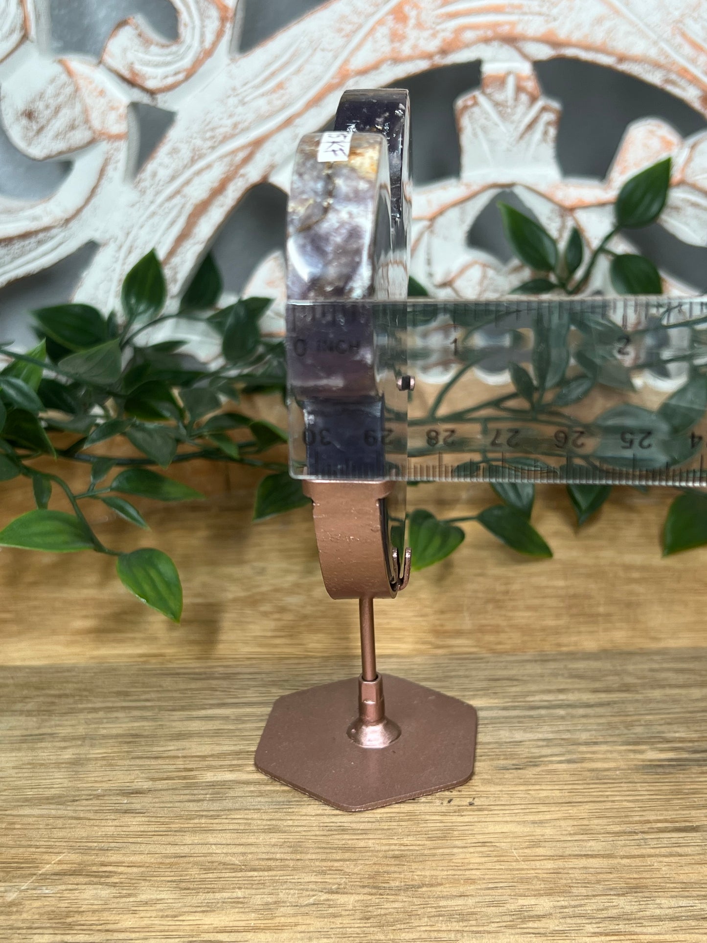 Purple Chalcedony Head