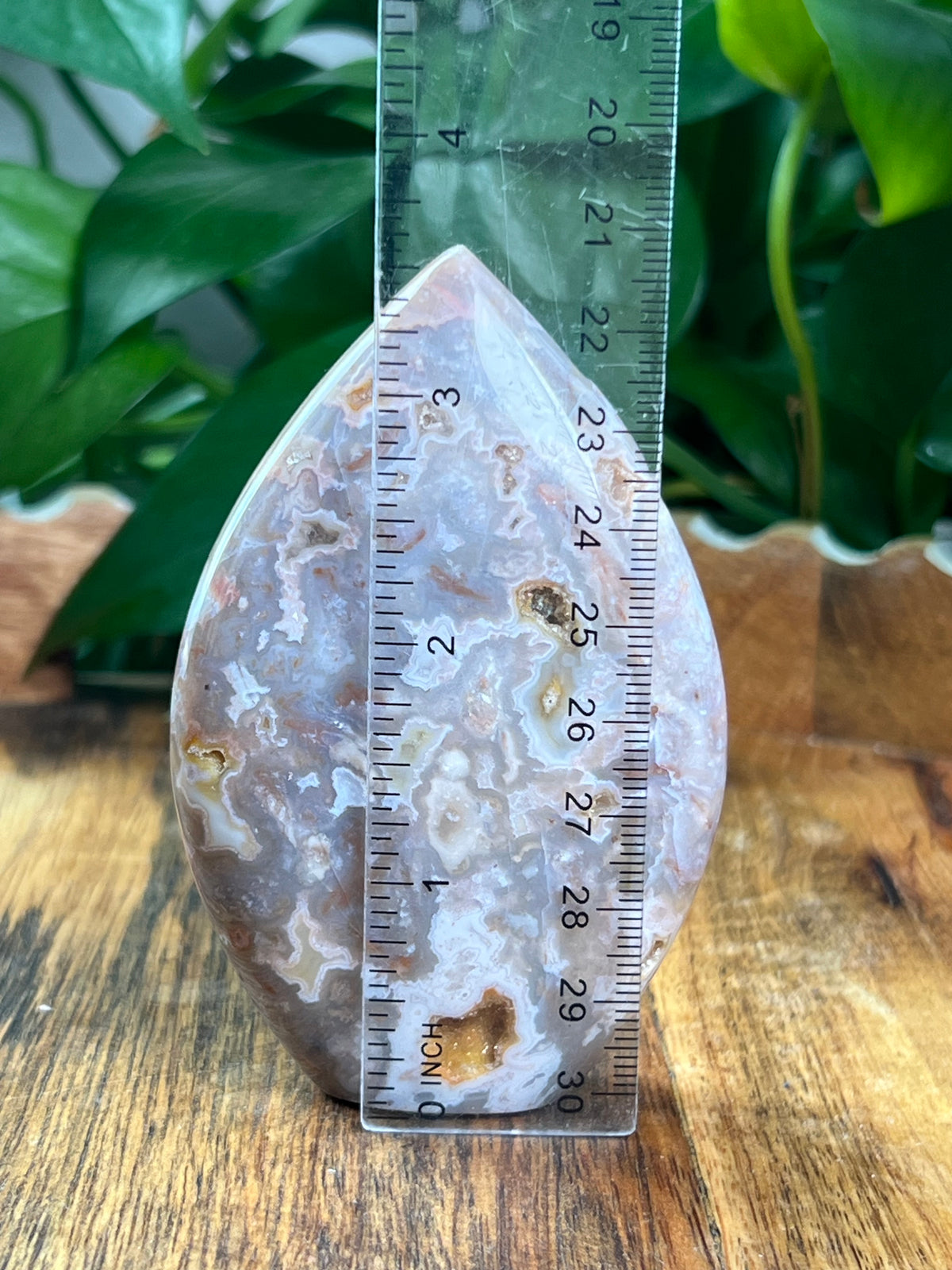 Sumatra Plume Agate Flame: AA