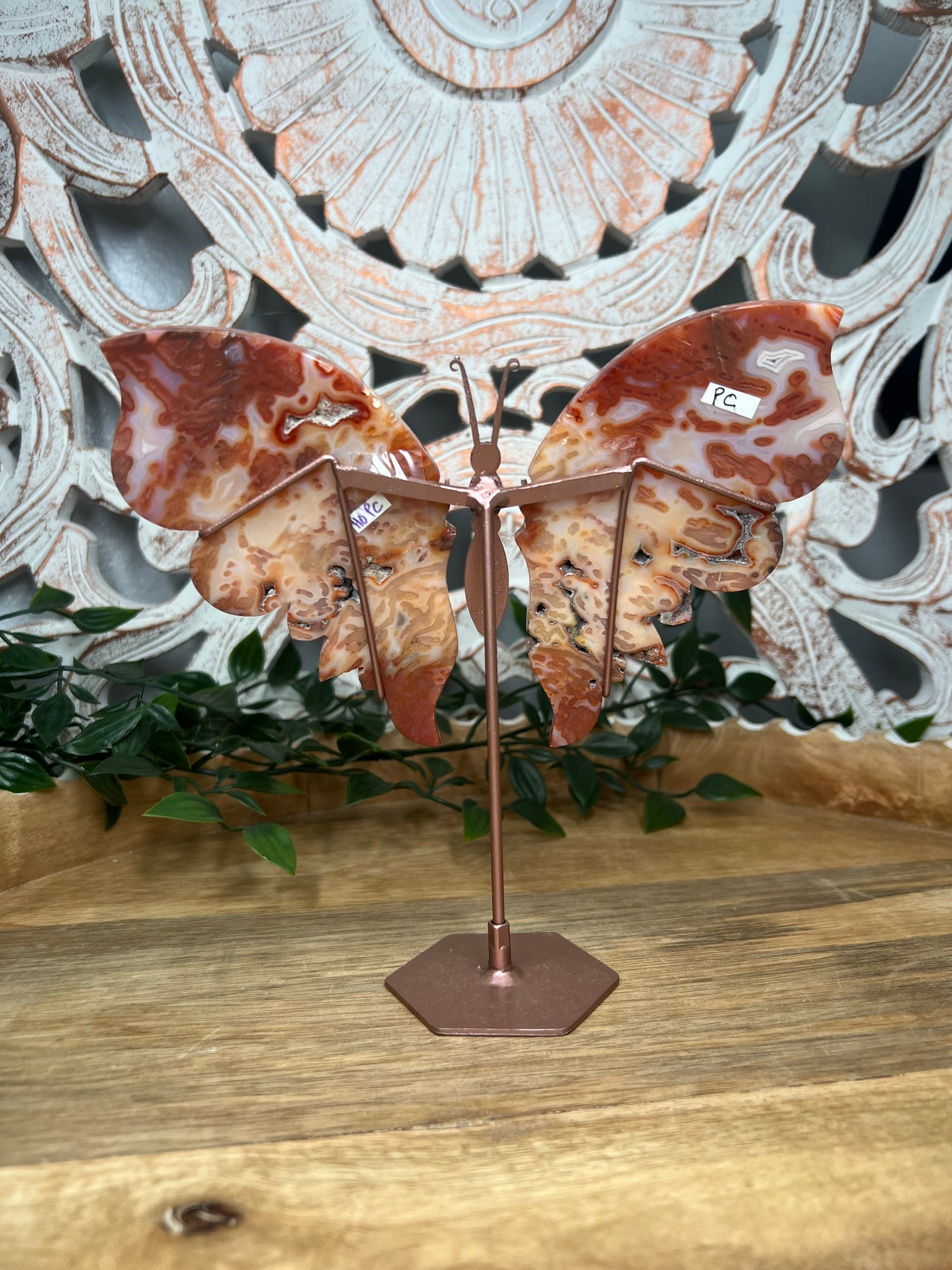 Pink Carnelian Wings