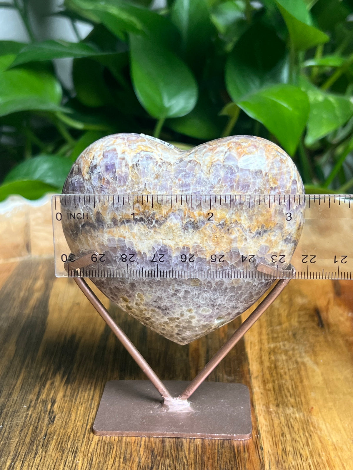 Indonesian Amethyst Puffy Heart: Ki