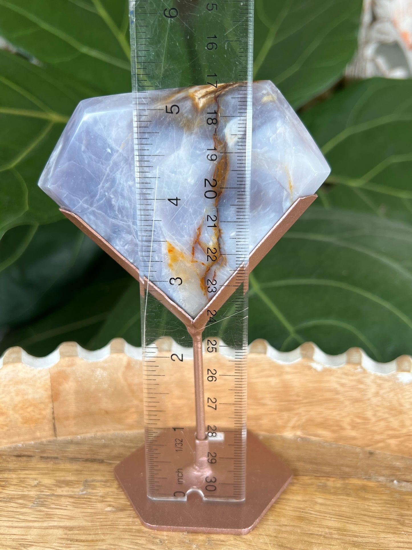 Purple Chalcedony Diamond