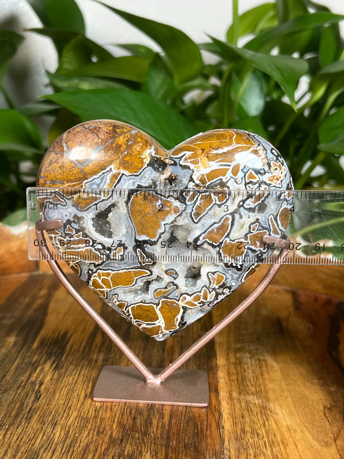 Brecciated Jasper Heart: KK