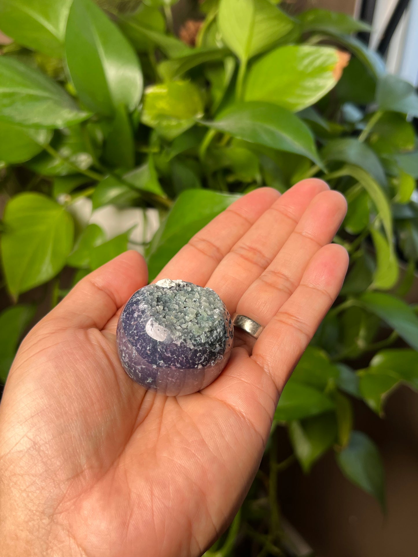 Grape Agate Sphere