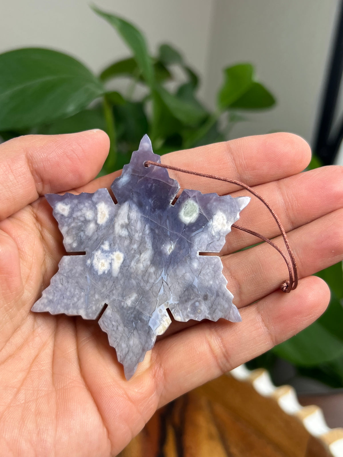 Palm Root Ornament Snowflake: CF